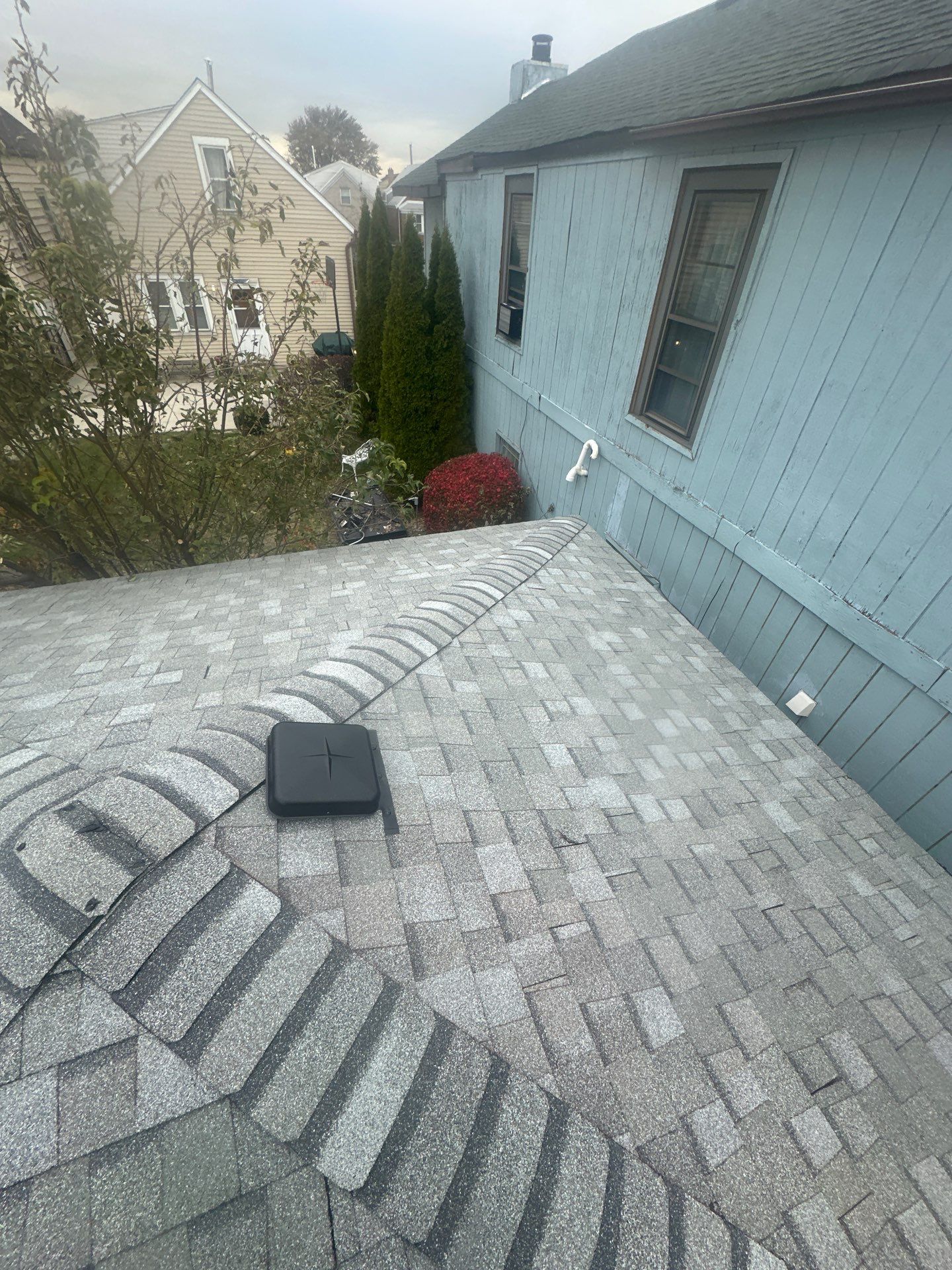Roof replacement and interior repair by wind damage by Just Brilliant Restoration JBR