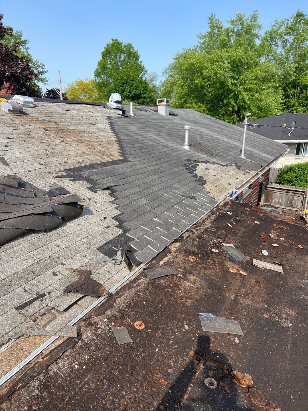 Residential Roofing Installation using GAF Timberline HDZ Mission Brown by Nitro Roofing and Construction