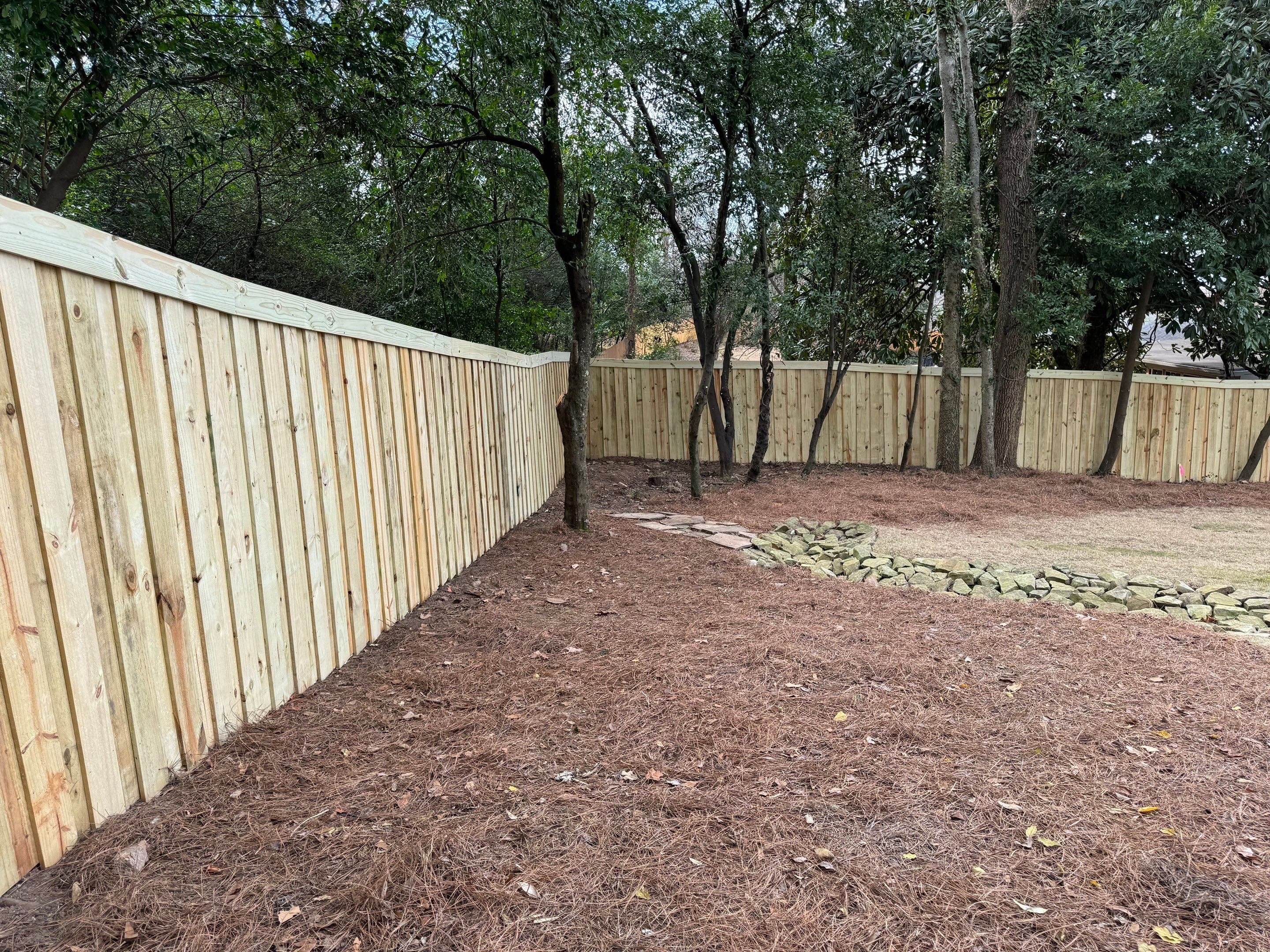 Crestline - Board on Board Fence by Pillar and Pine