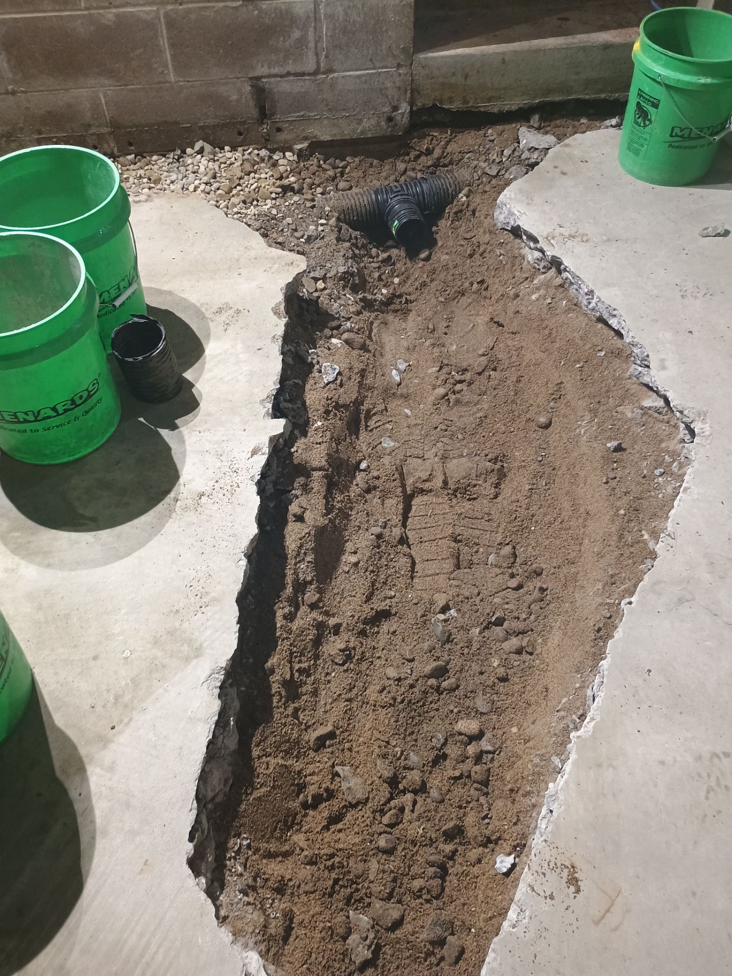 Drainage Board Installation in Shoreview by Waterproofing Northeast