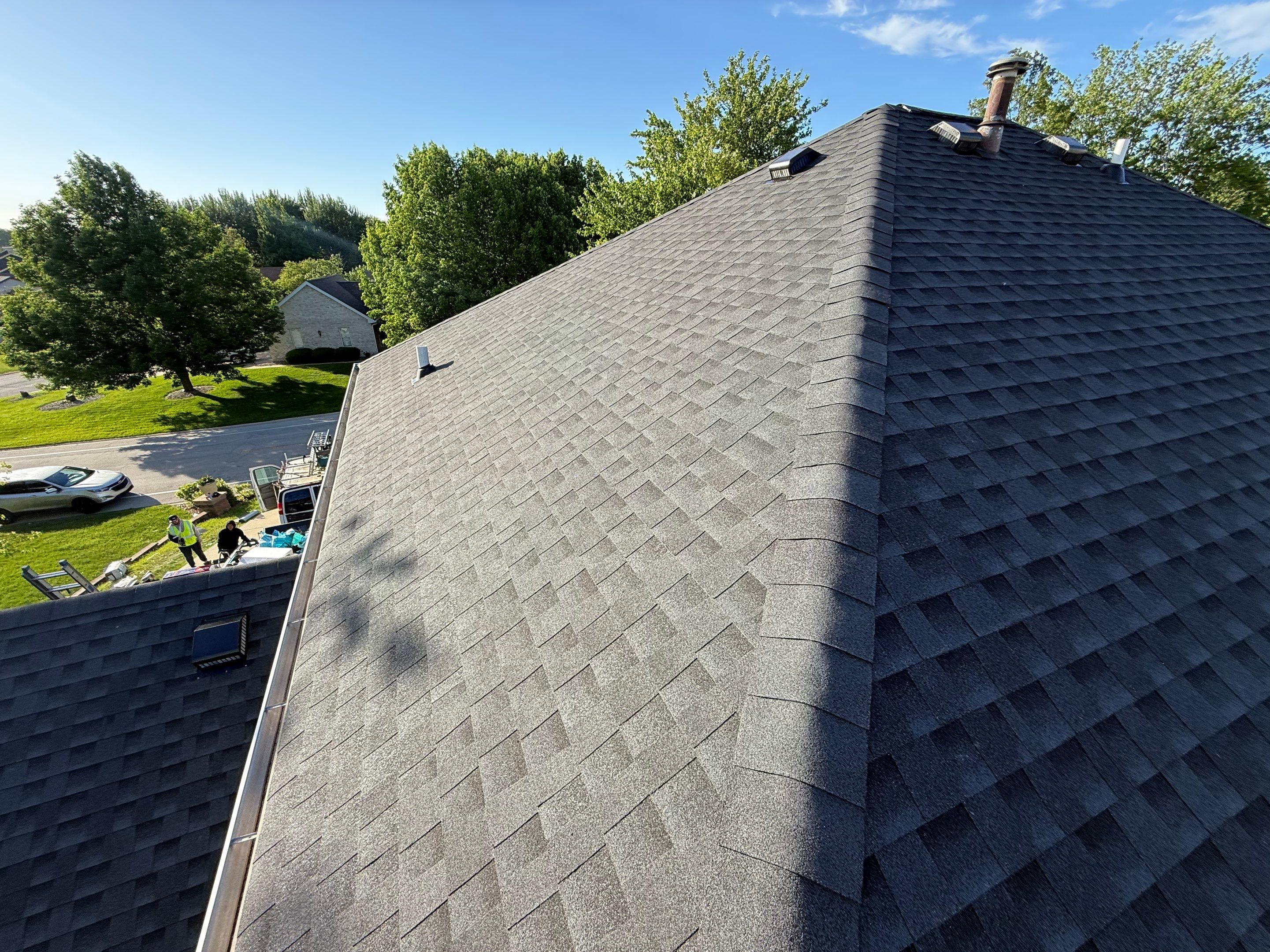 Roof replacement by Optimal Home Improvement 