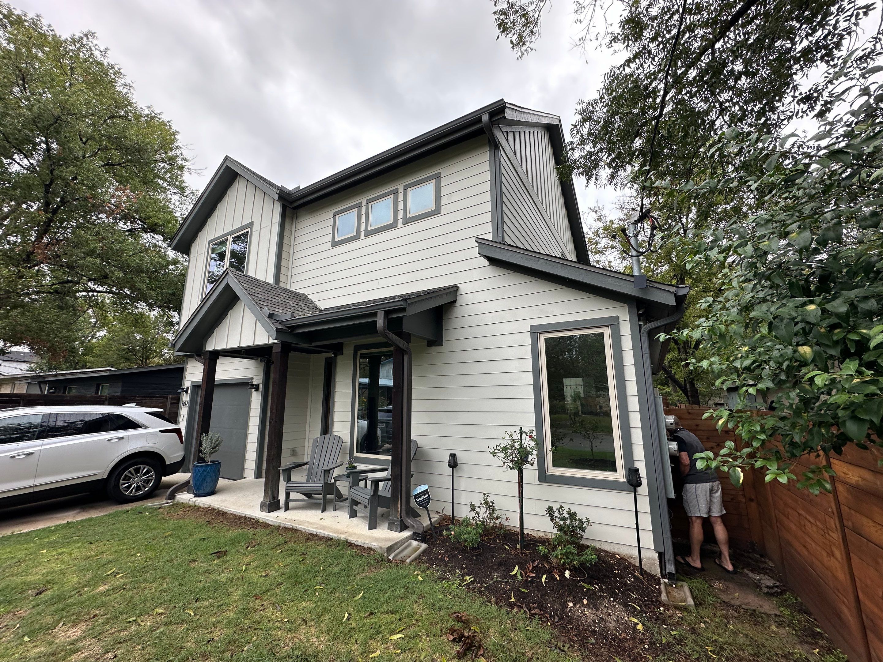 Modern Two-Story Re-Roof in Austin by Skywall Construction LLC