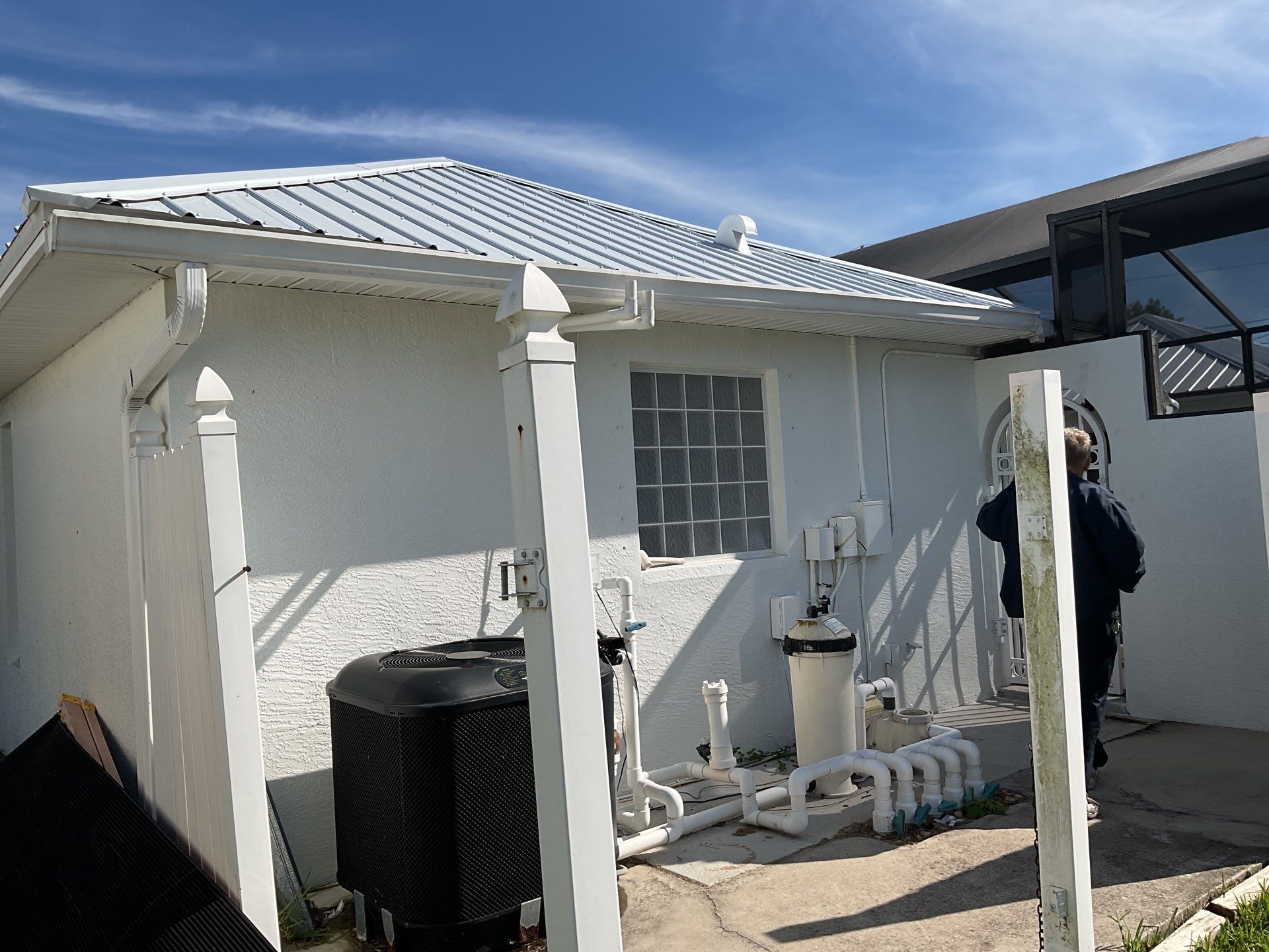 Seamless Aluminum Gutters in Cape Coral FL by Gutter Professors
