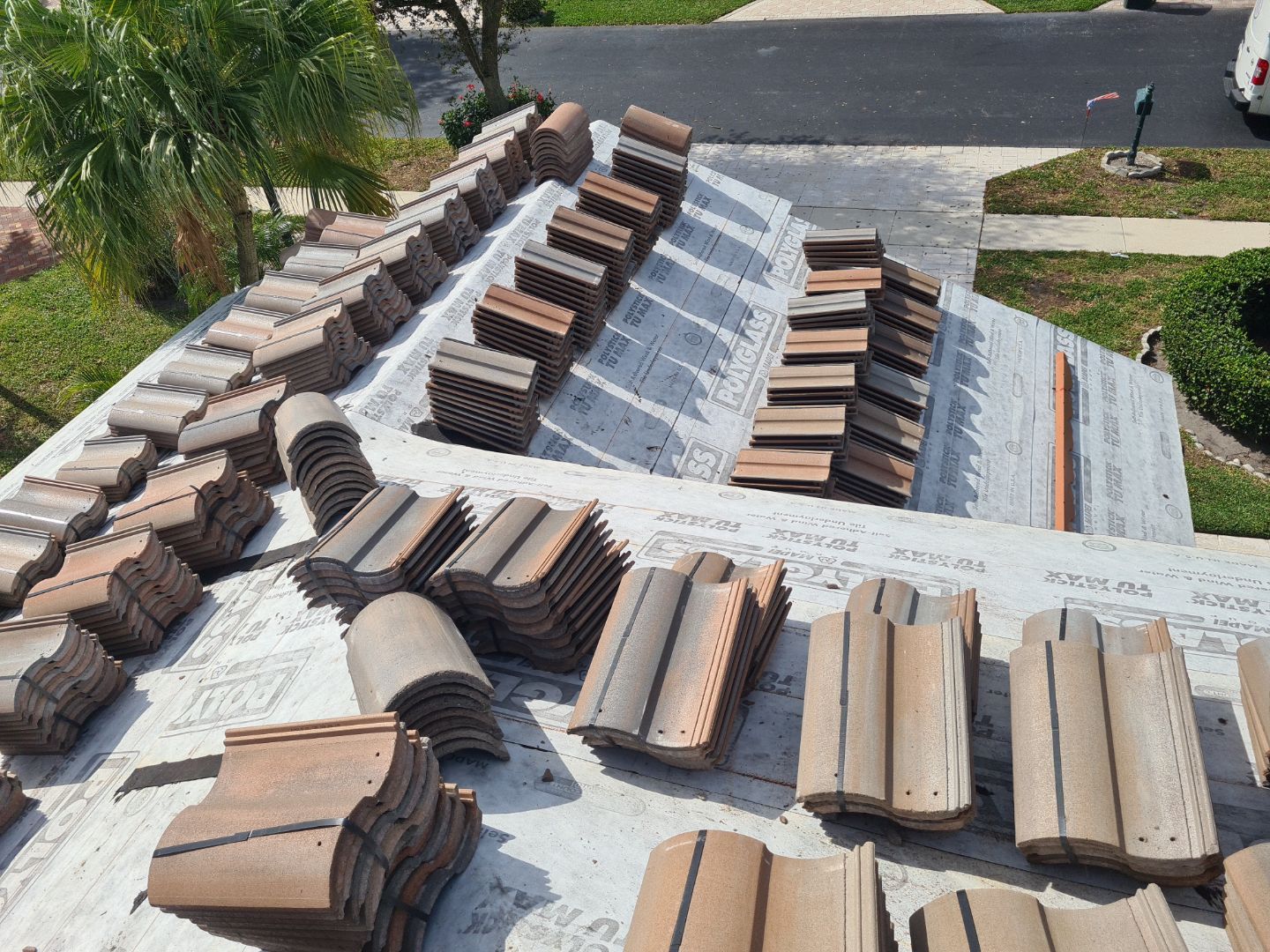 Residential Roofing Installation using Eagle Roofing Tile by BLUES BROTHERS ROOFING