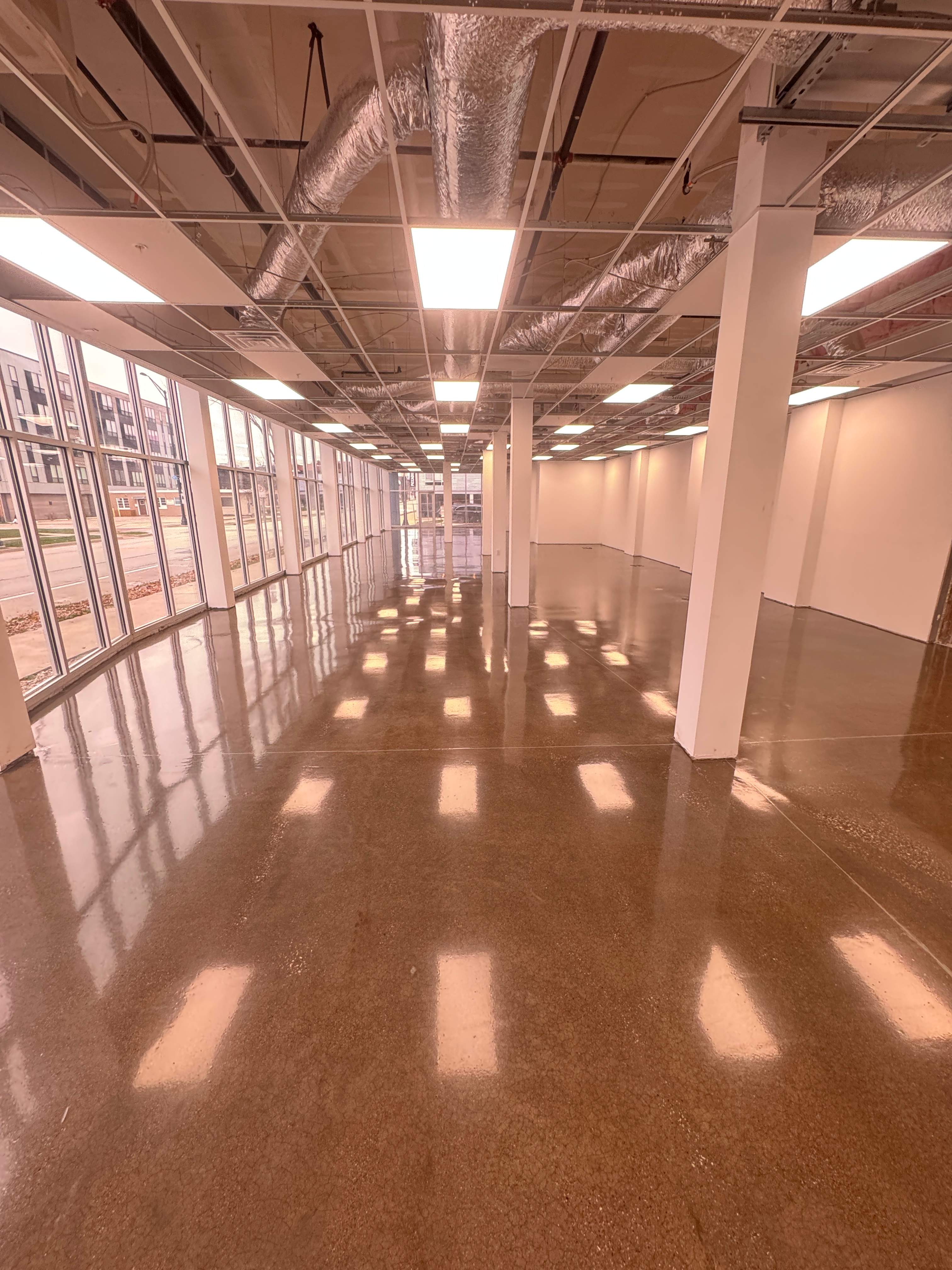 Grind & Seal Gloss Shop Floor Champaign by Loud Bros