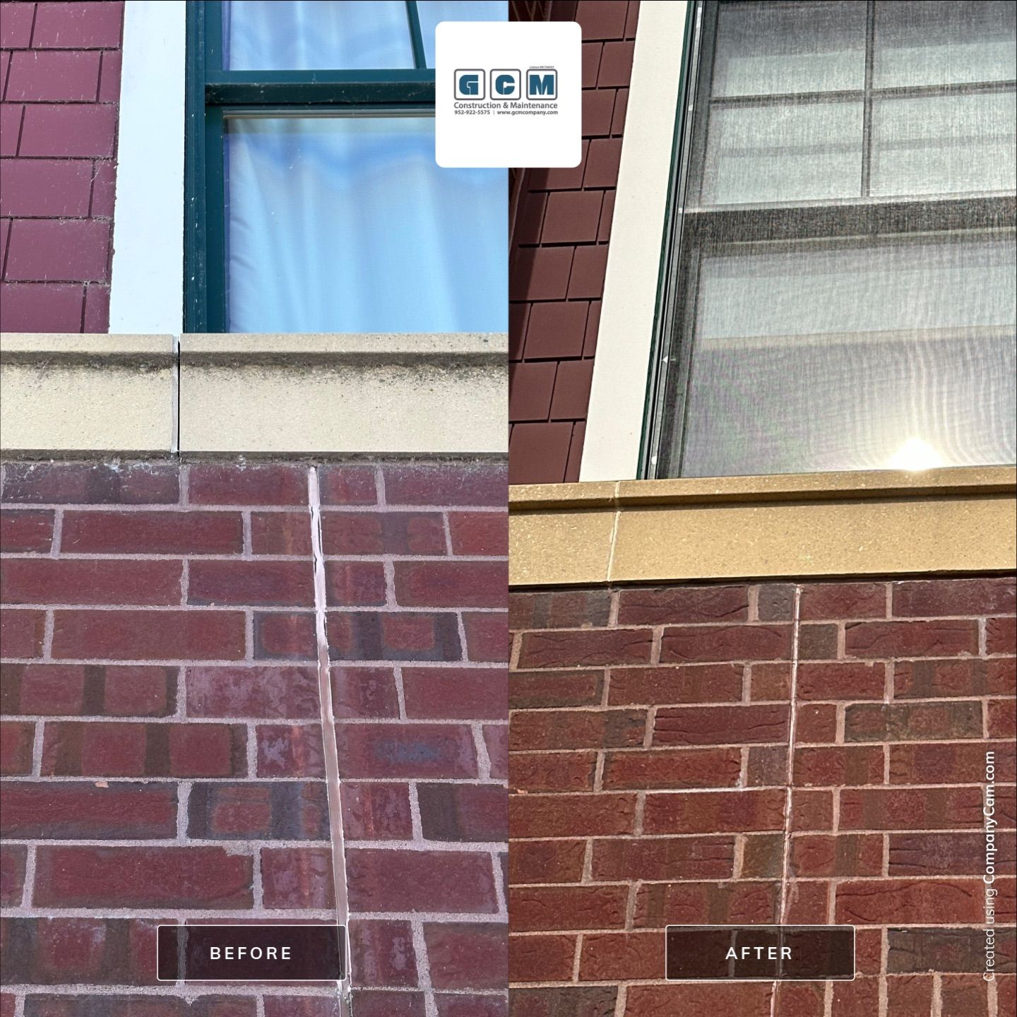 Masonry Control Joints - Spring Park by Gassen Construction and Maintenance