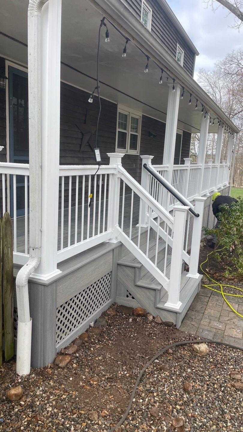 Porch Resurface in Clinton NJ by deck guardian