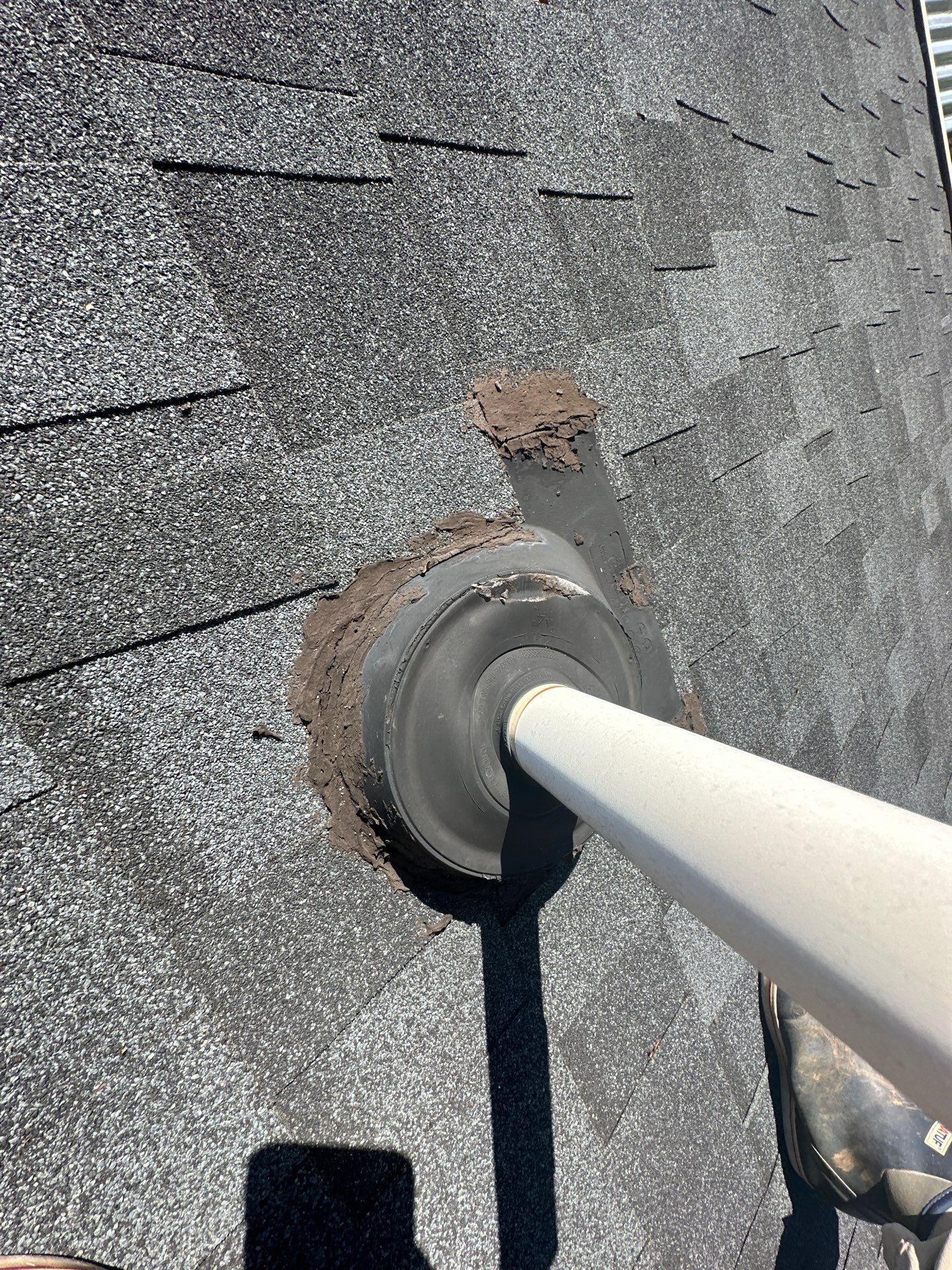 Repairing Leaking Pipe Boots by Peak 2 Peak Services LLC