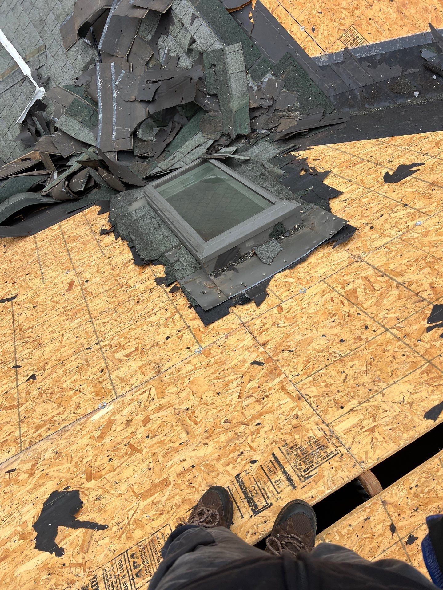 Residential Roofing Replacement with Multiple Skylights in Mason, Michigan by Acme Exteriors