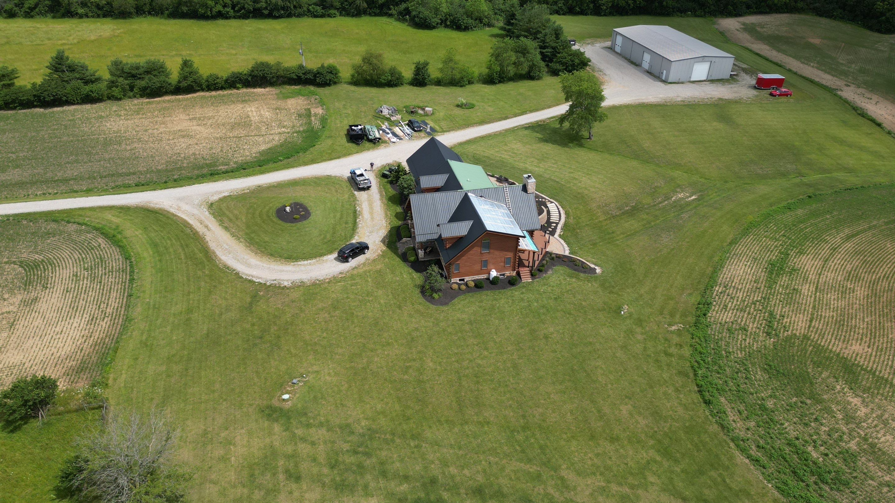 Residential Roofing Installation using Performance Panel Metal - Frost Black by RoofX 