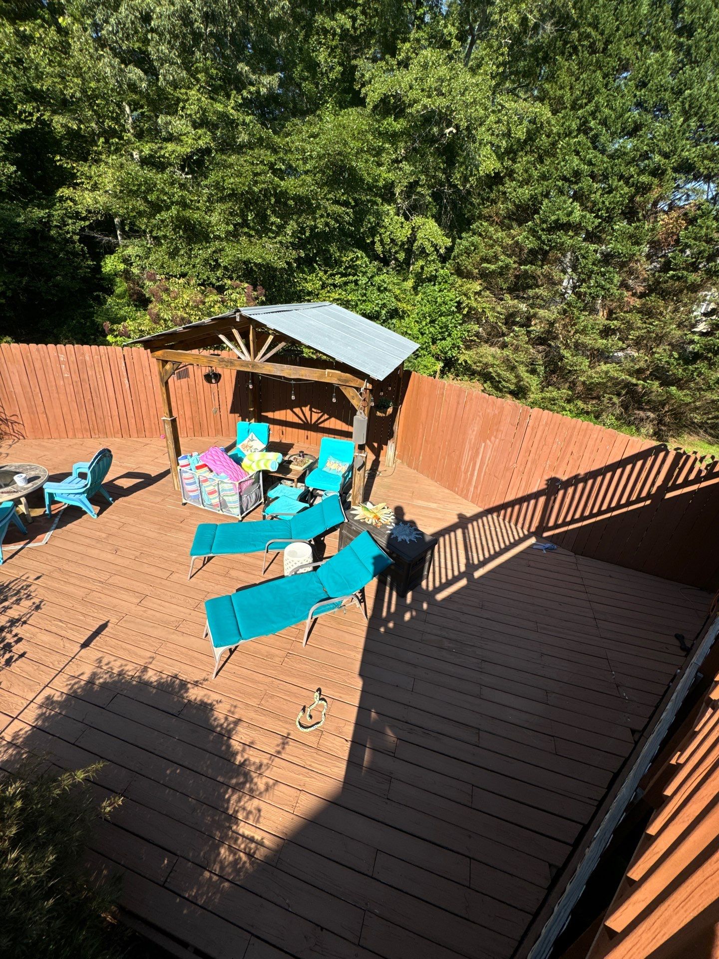 Elevated Deck Construction and Front Porch Renovation in Powder Springs by Swift Home Renovations