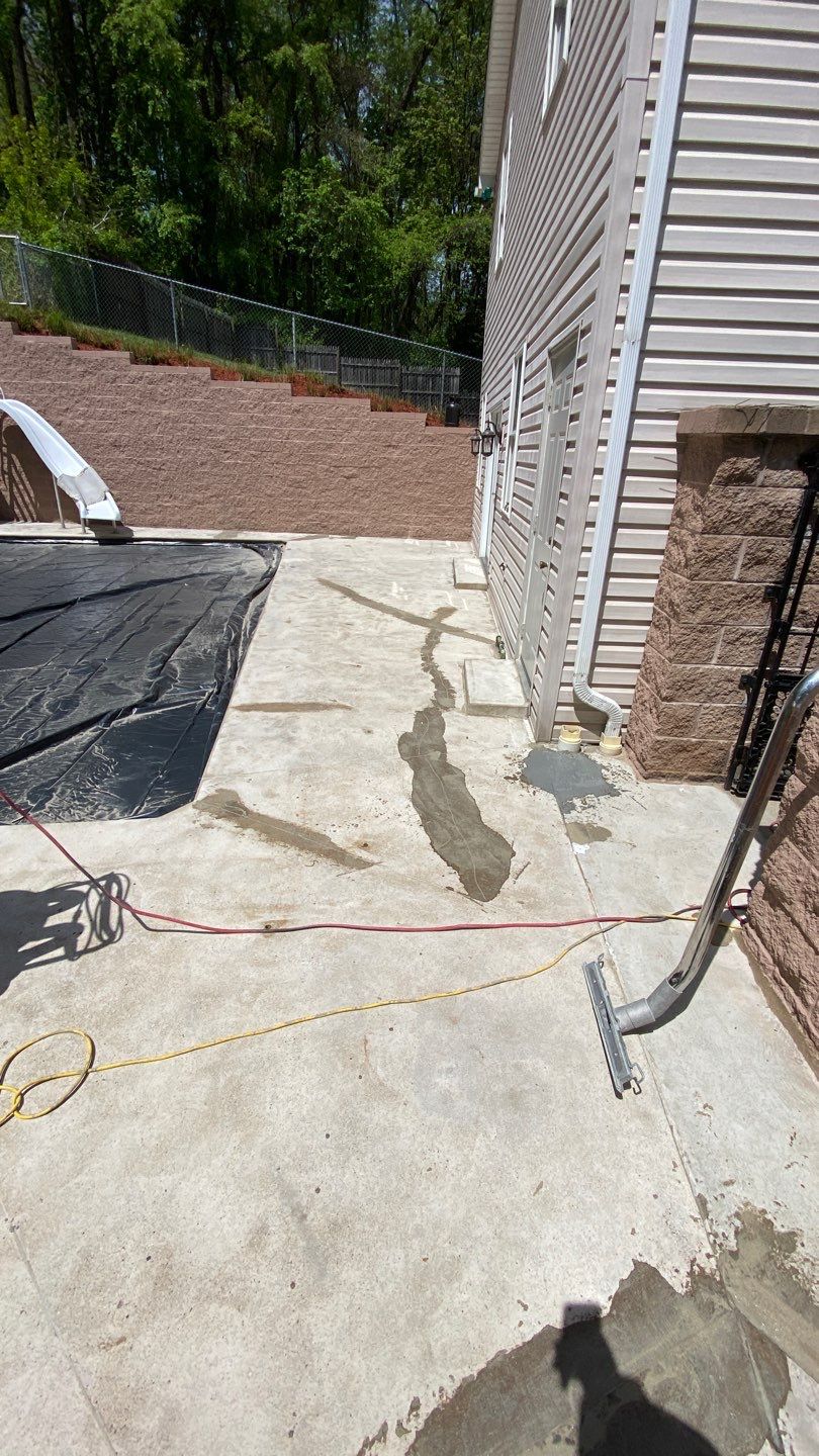 Oxford Pool Deck Project in McKees Rocks by Floors in a Day, Inc