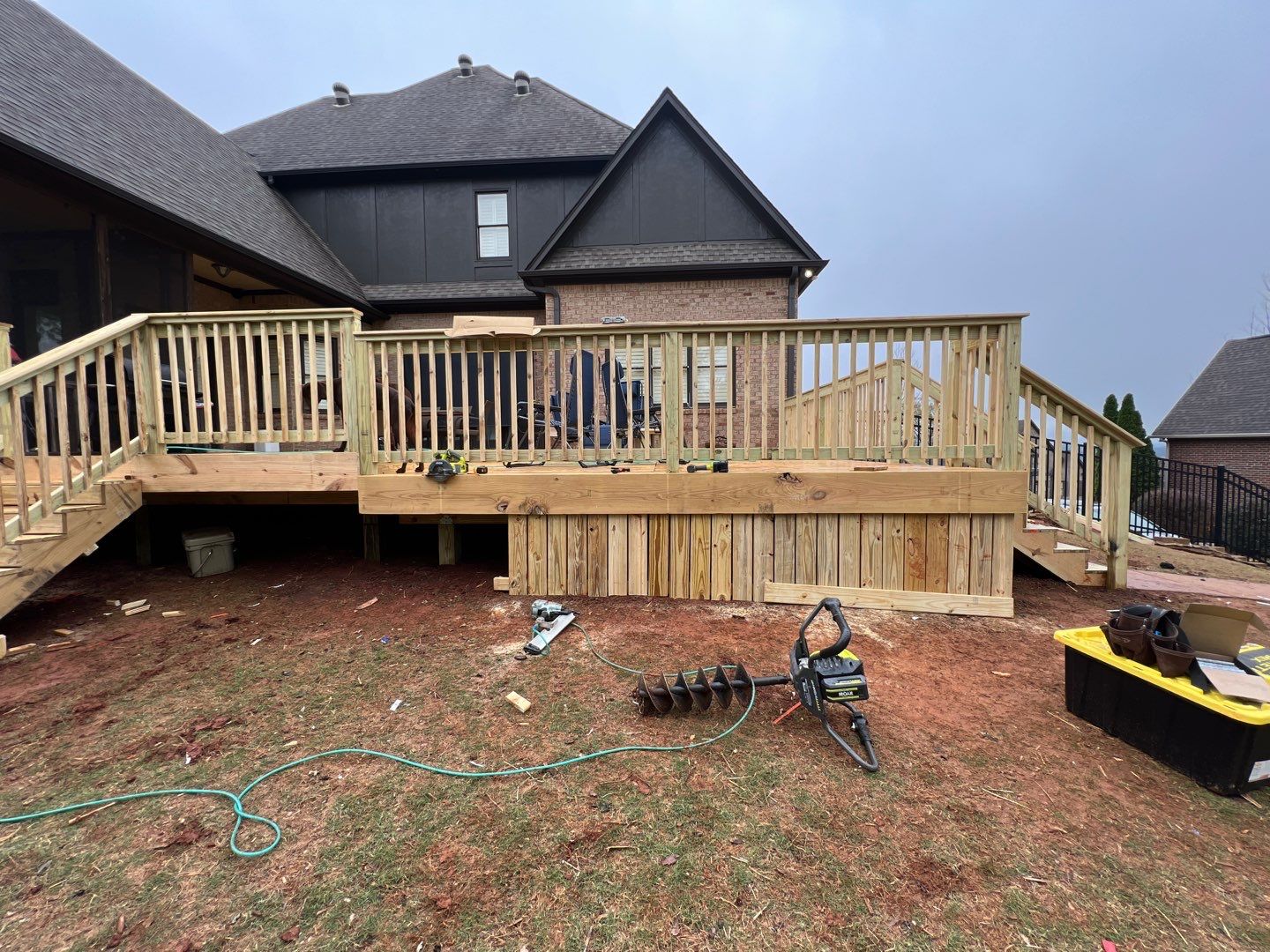 Scout Ridge - Deck Installation  by Pillar and Pine