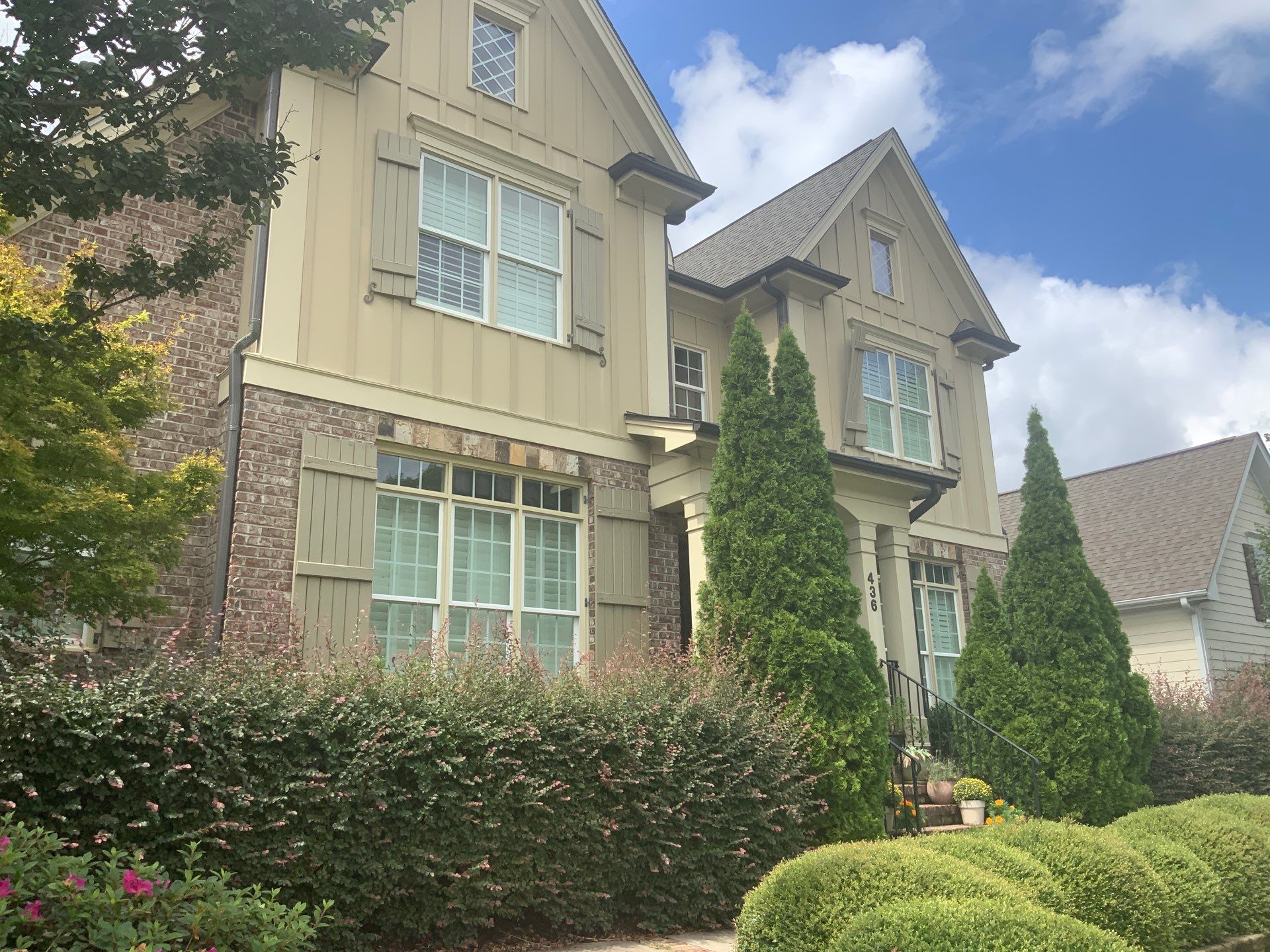 Exterior Painting Cary NC (Victoria B.) by GonzalezPainters & Contractors Inc 