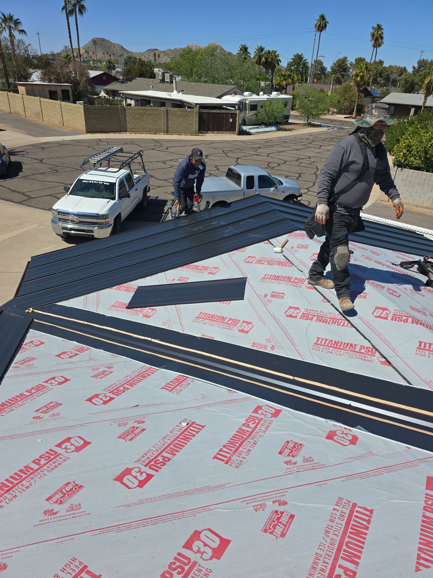 Matte Black Standing Seam by Reimagine Roofing