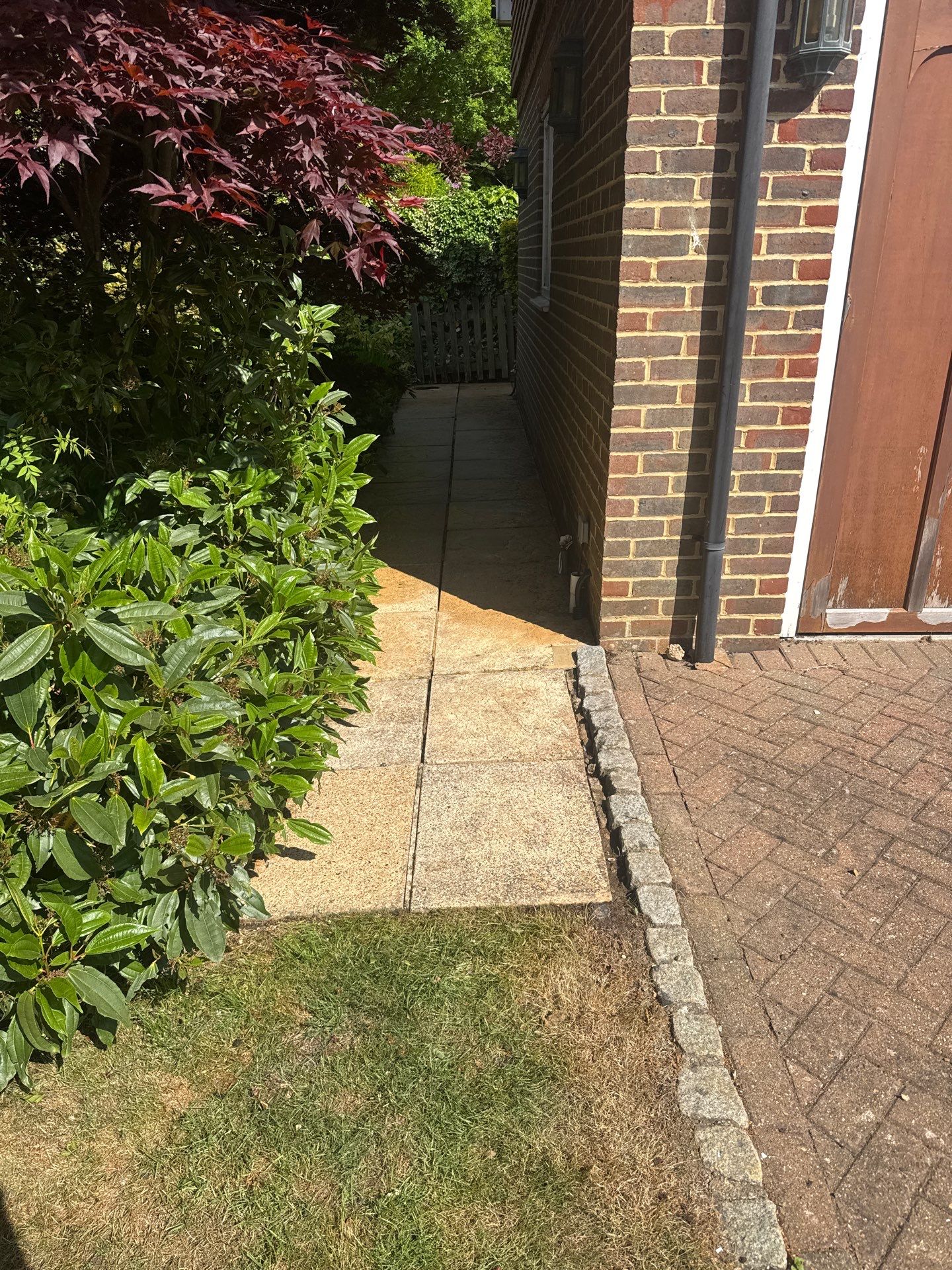 Patio Clean using 18inch Whirlaway FSC by Ges Exterior Cleaning ltd