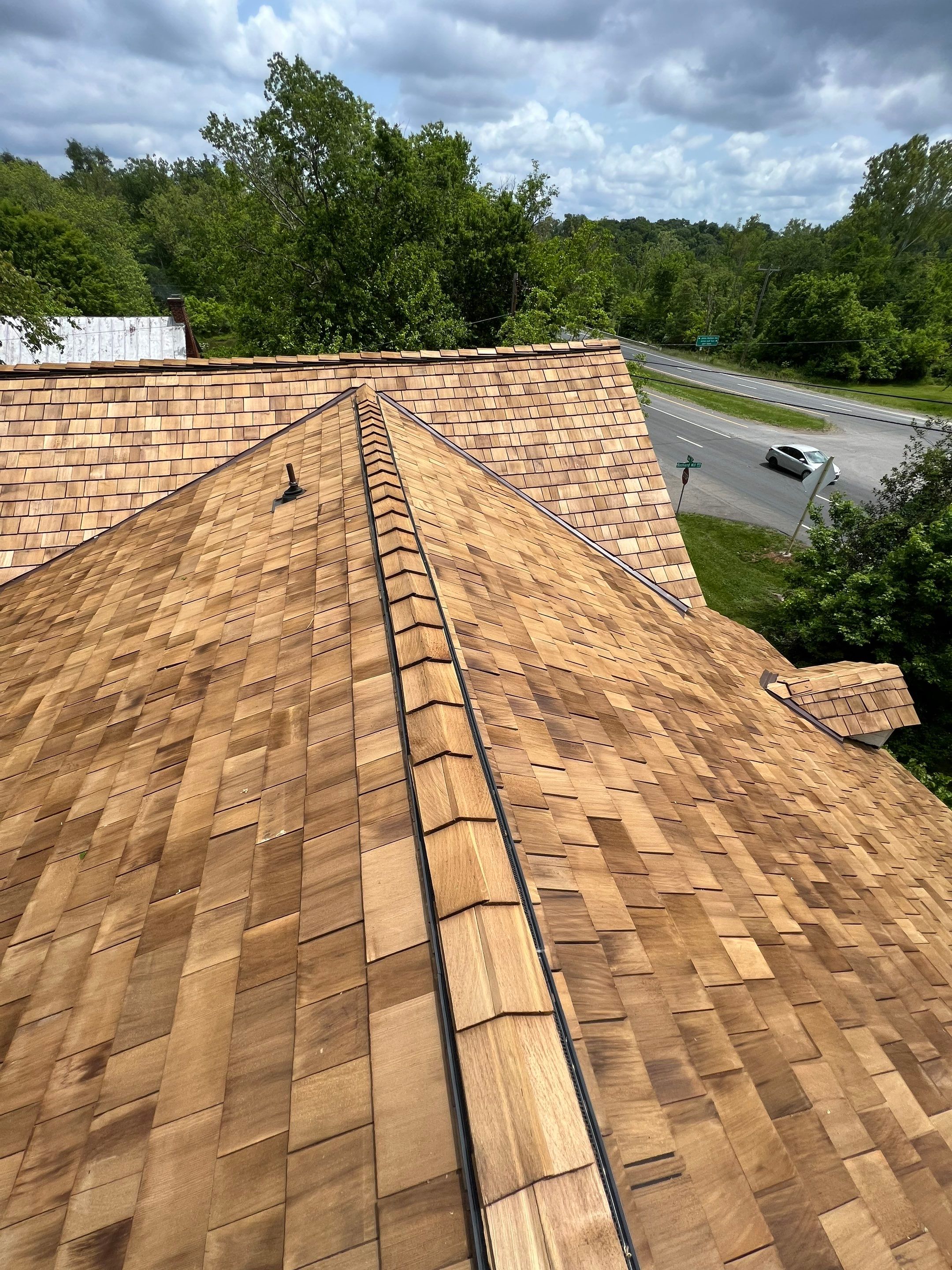 Gainesville Historic Structure: Western Red Cedar #1 Perfection G&R CCA Cedar Shakes by RM Banning, Inc.