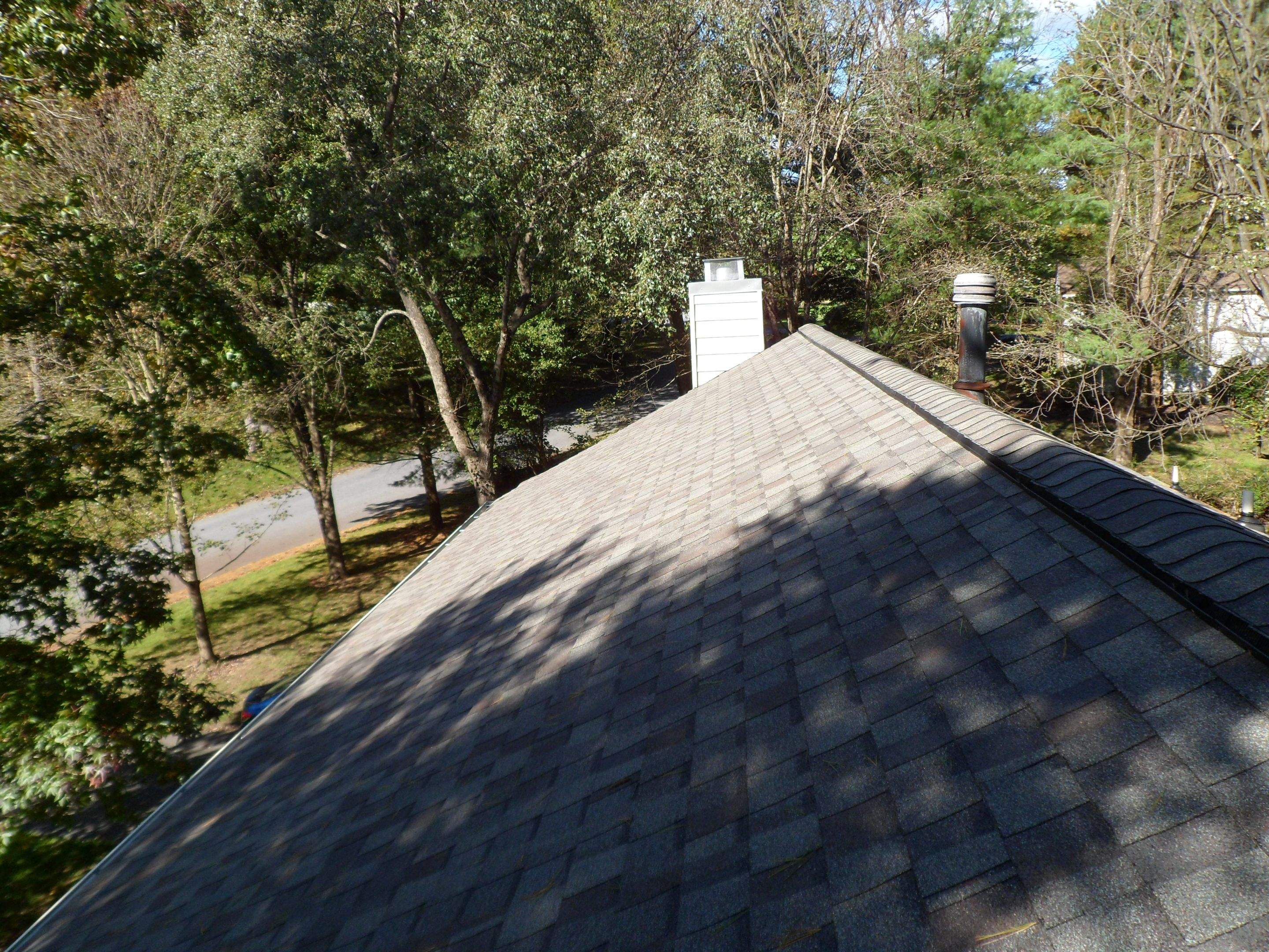 Residential Roofing Installation using Landmark Shingles Color Weatherwood by Alpha Design Services