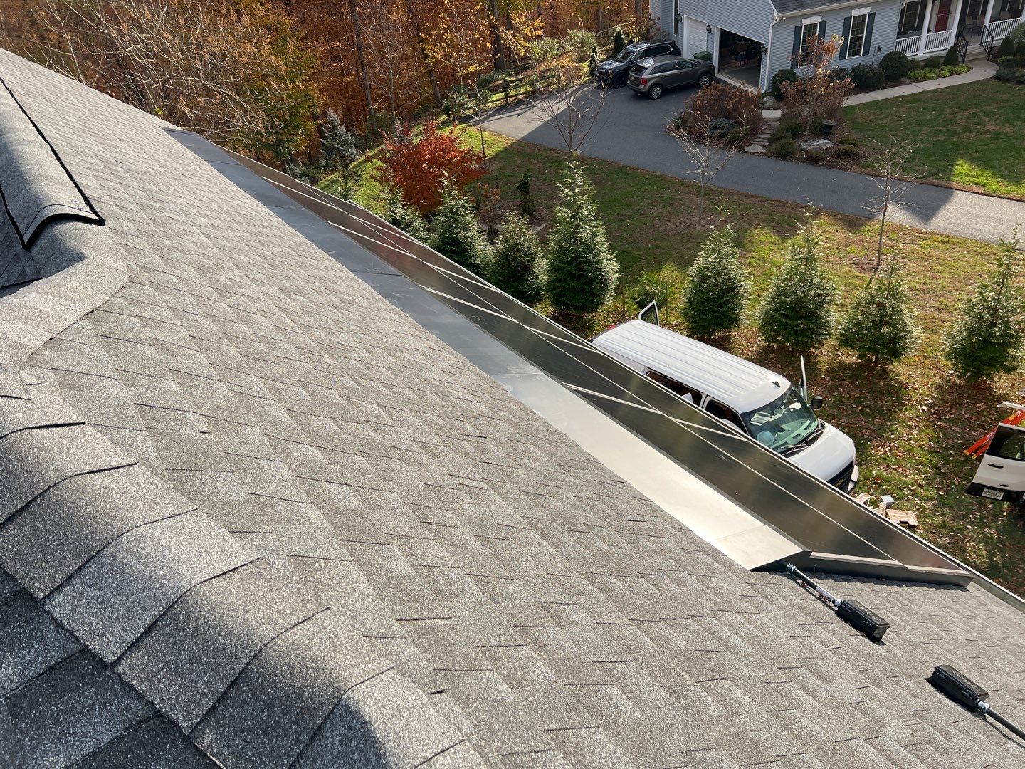 Solar Roof using GAF Decotech integrated panels by American Home Contractors
