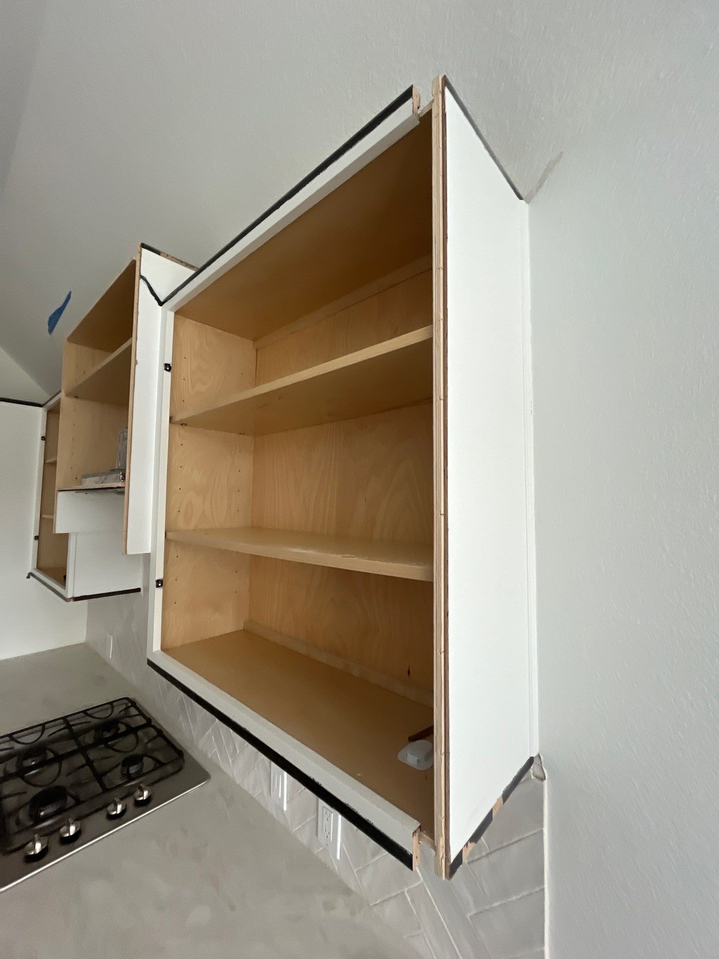 Kitchen Remodel using Water mitigation equipment by L&T General Contractors and Restoration INC