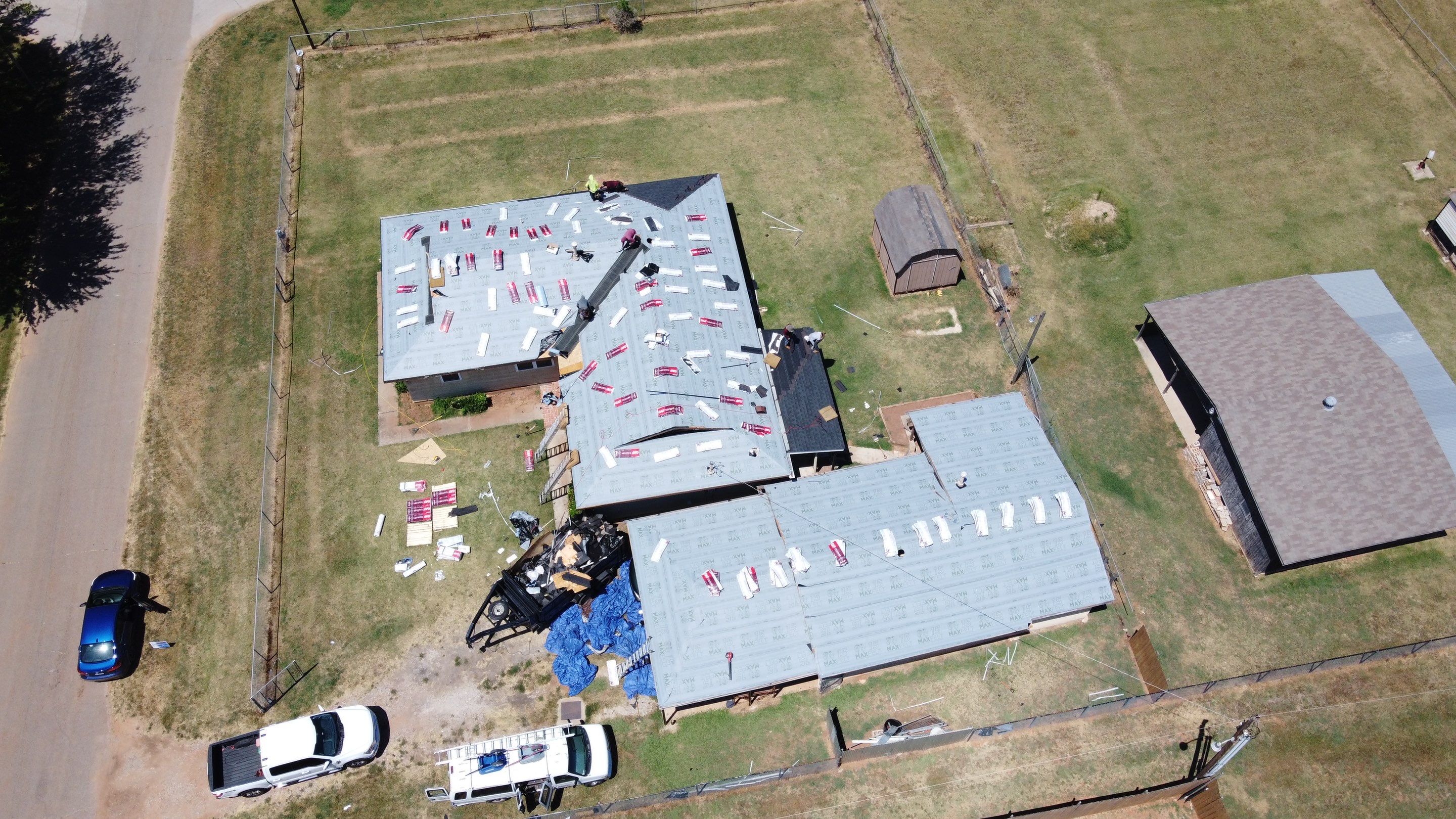 Residential Roofing Installation using GAF Natural Shadow  by A & H Roofing and Contracting