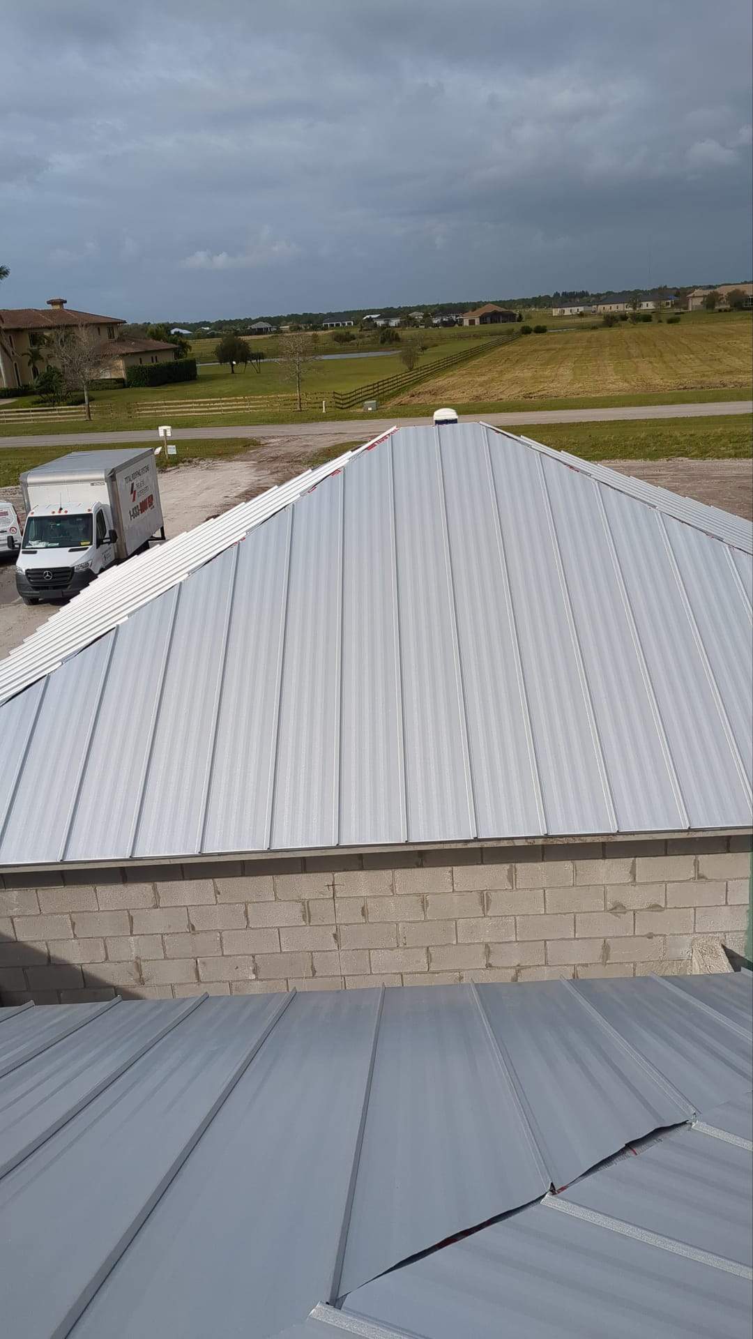 24ga 1" Nail-Strip Mill Finish by Total Roofing System The Metal Roof Experts