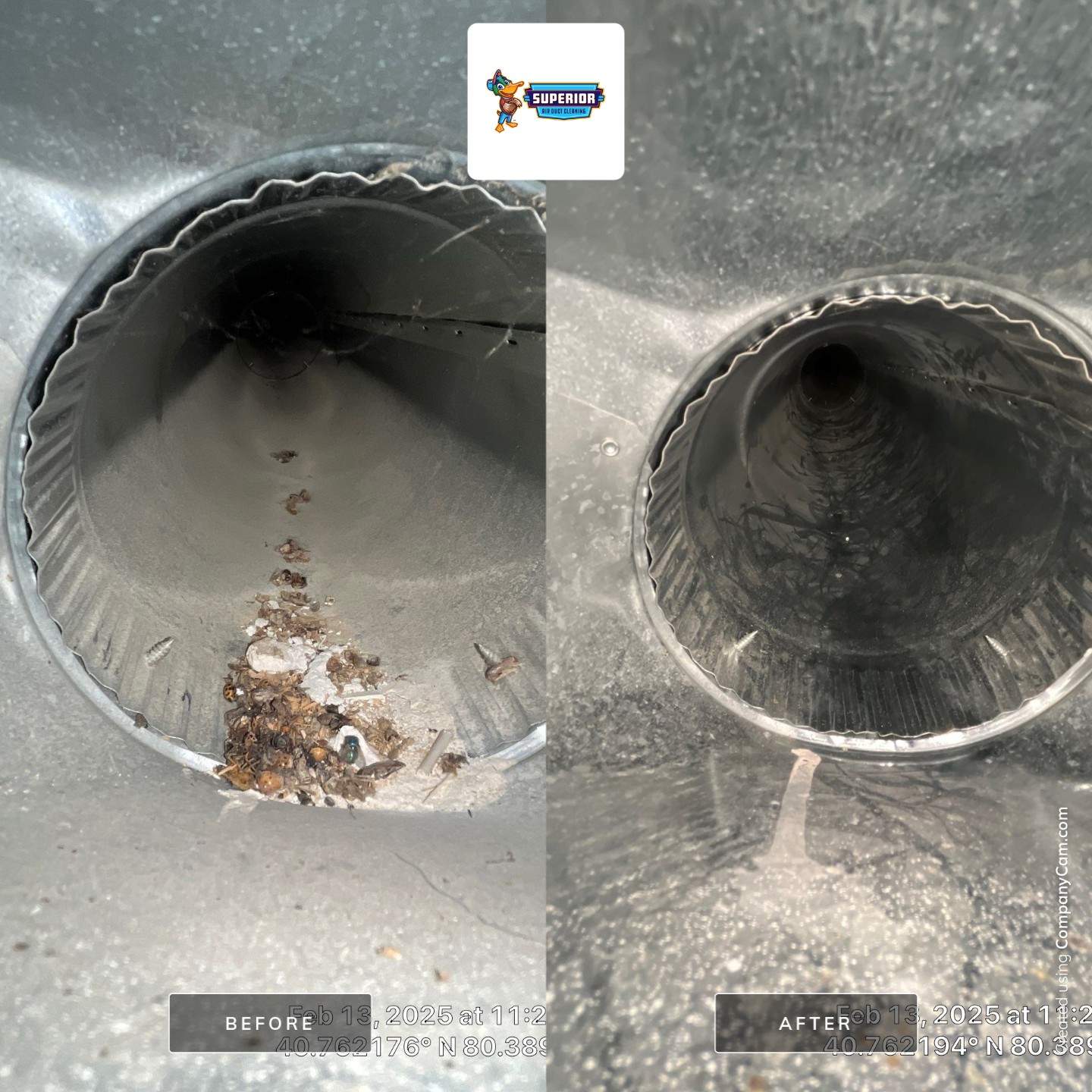 Air Duct Cleaning With a Vacuum Truck in Beaver Falls, PA by Superior Air Duct Cleaning