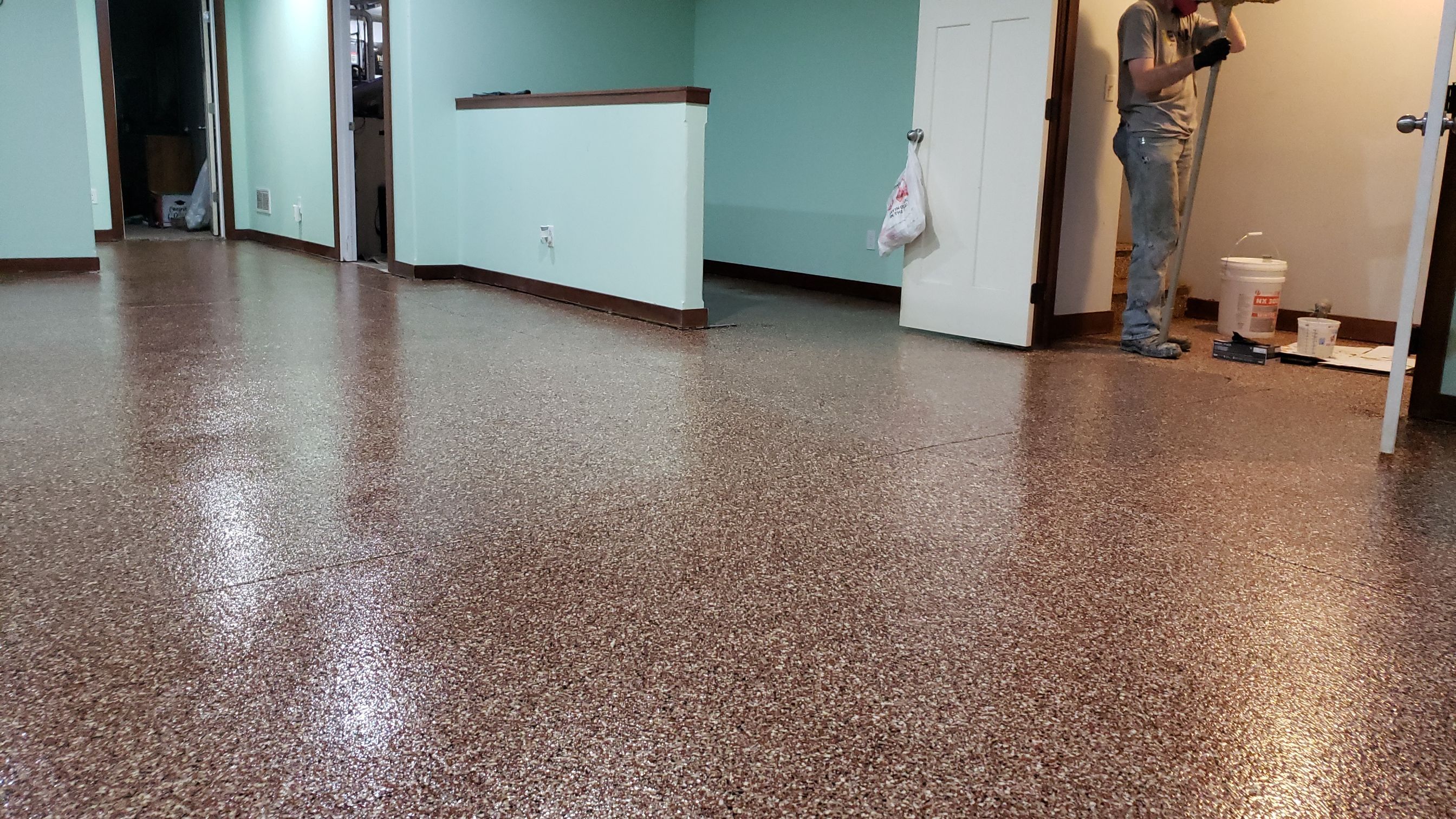 Des Moines Basement Remodel by Revival Concrete Coatings