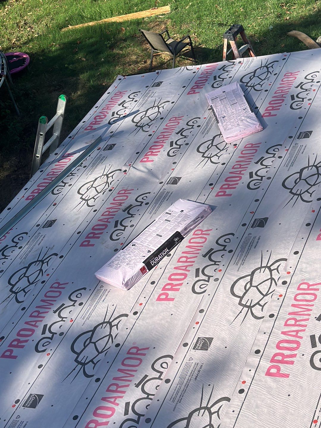 Residential Roofing Installation using Owen's Corning Duration (Lifetime) Shingles by Roof Repair Company