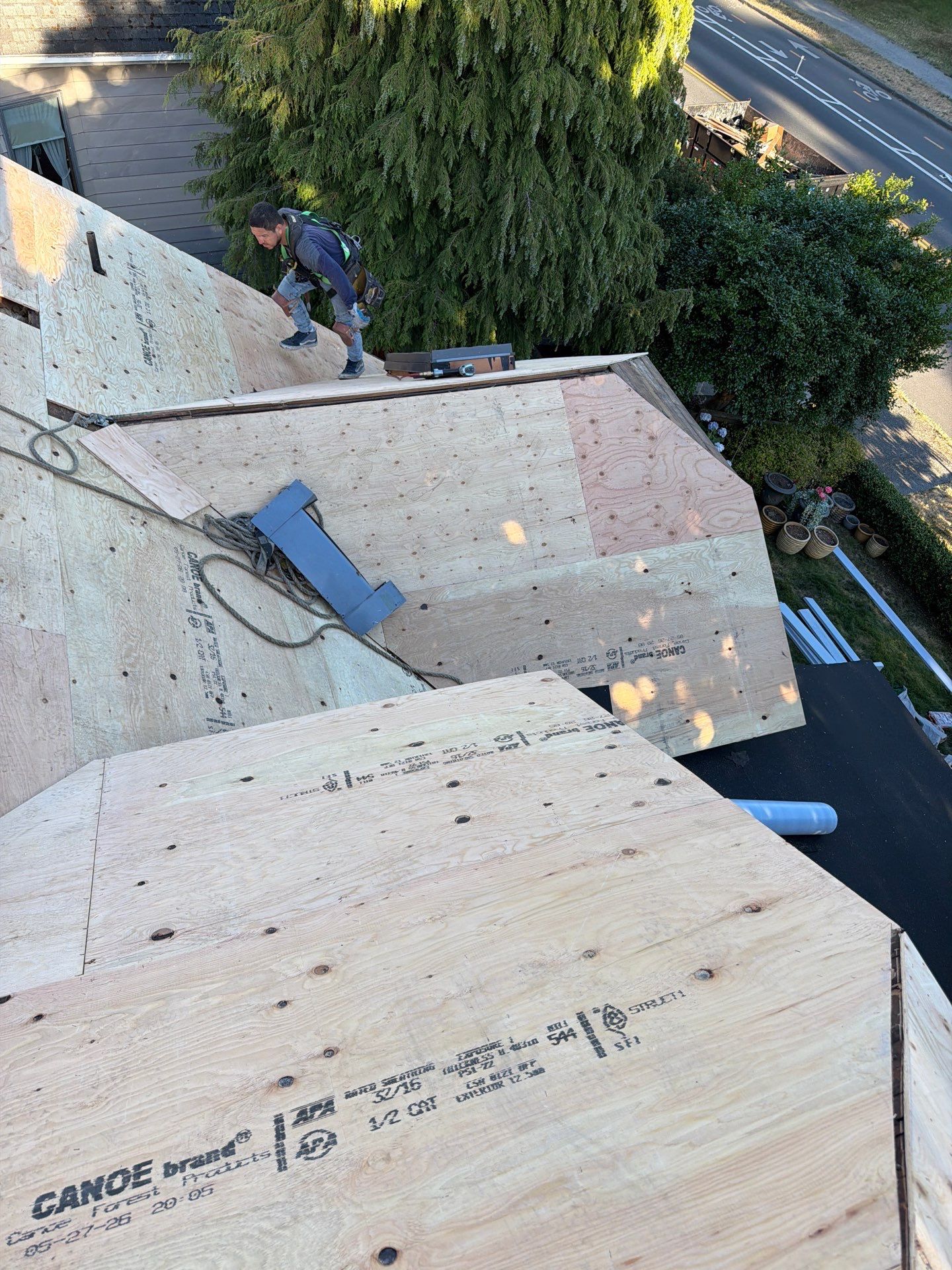 Residential Roofing Installation using GAF HDZ Shingles by Roofing Formula LLC