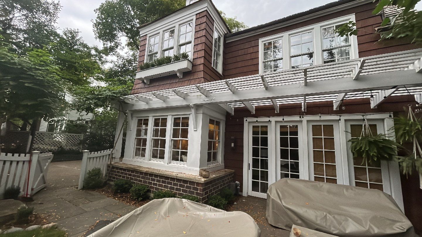 Half Round Copper Gutter Installment by Custom Installations, Inc.