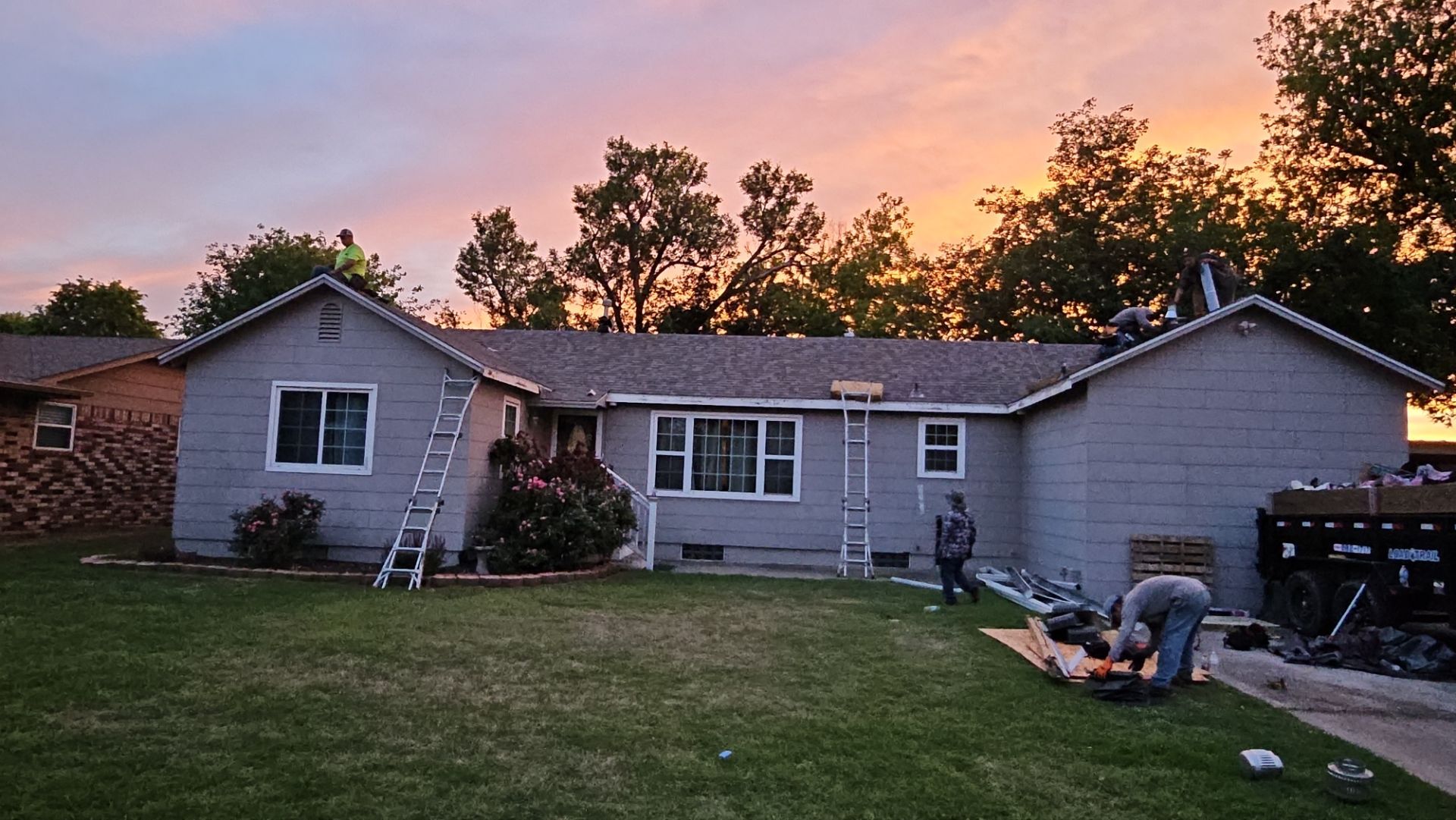 Roof Project in El Reno by Z Construction & Roofing, LLC