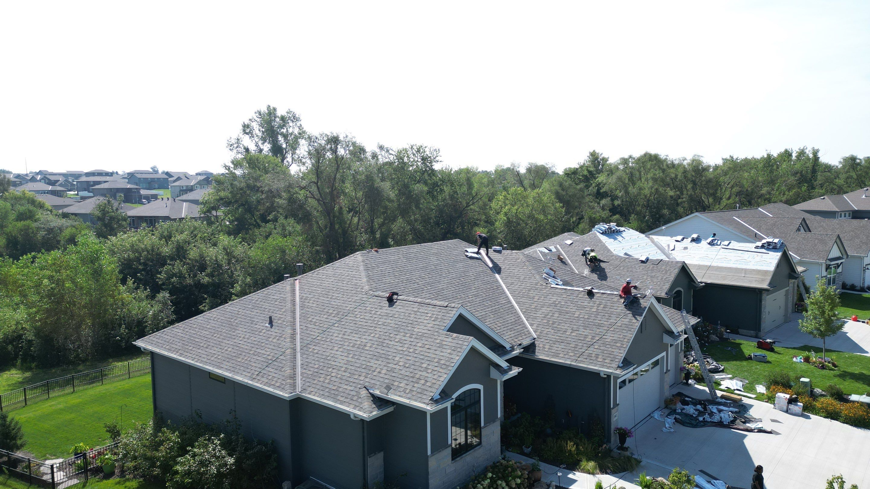Residential Roofing Installation using IKO Nordic Cornerstone Impact Resistant Class 4 by Lightning Exteriors