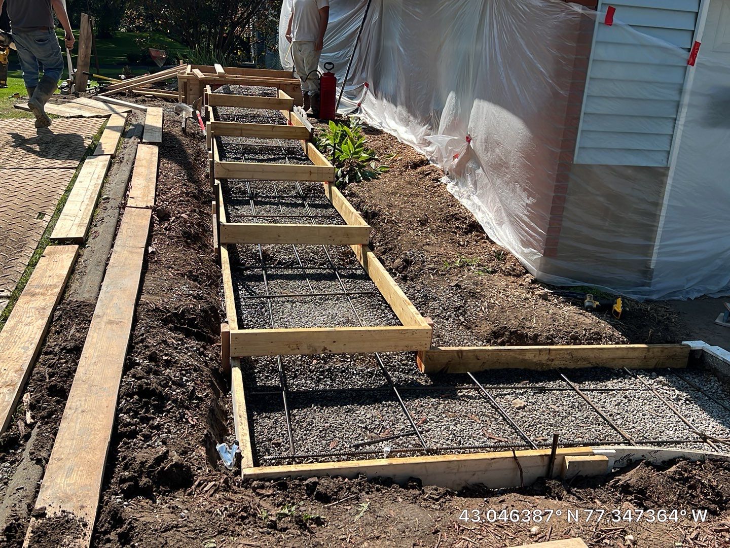 Steps with Broom Finish  by NG Masonry & Construction LLC