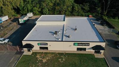 Commercial Roofing Installation using GAF TPO