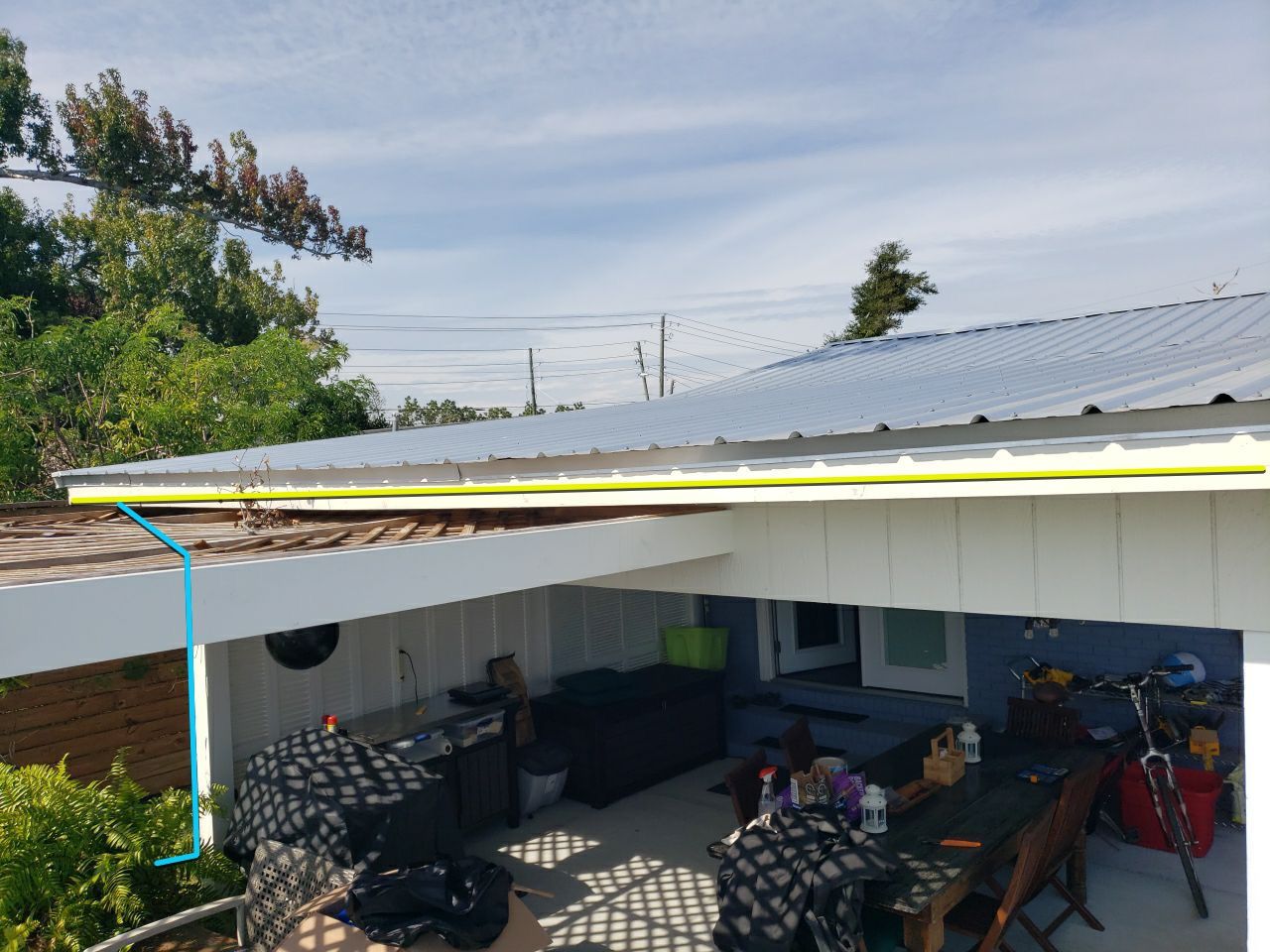 Gutter Installation using K-Style Seamless Gutters and Soffit and Fascia Replacement by Gutter Professors