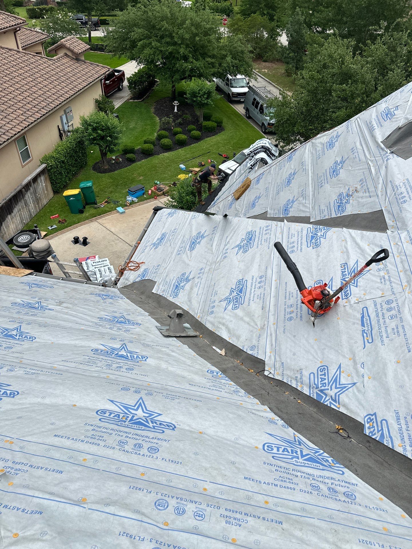 Project in Spring by Motion Roofing