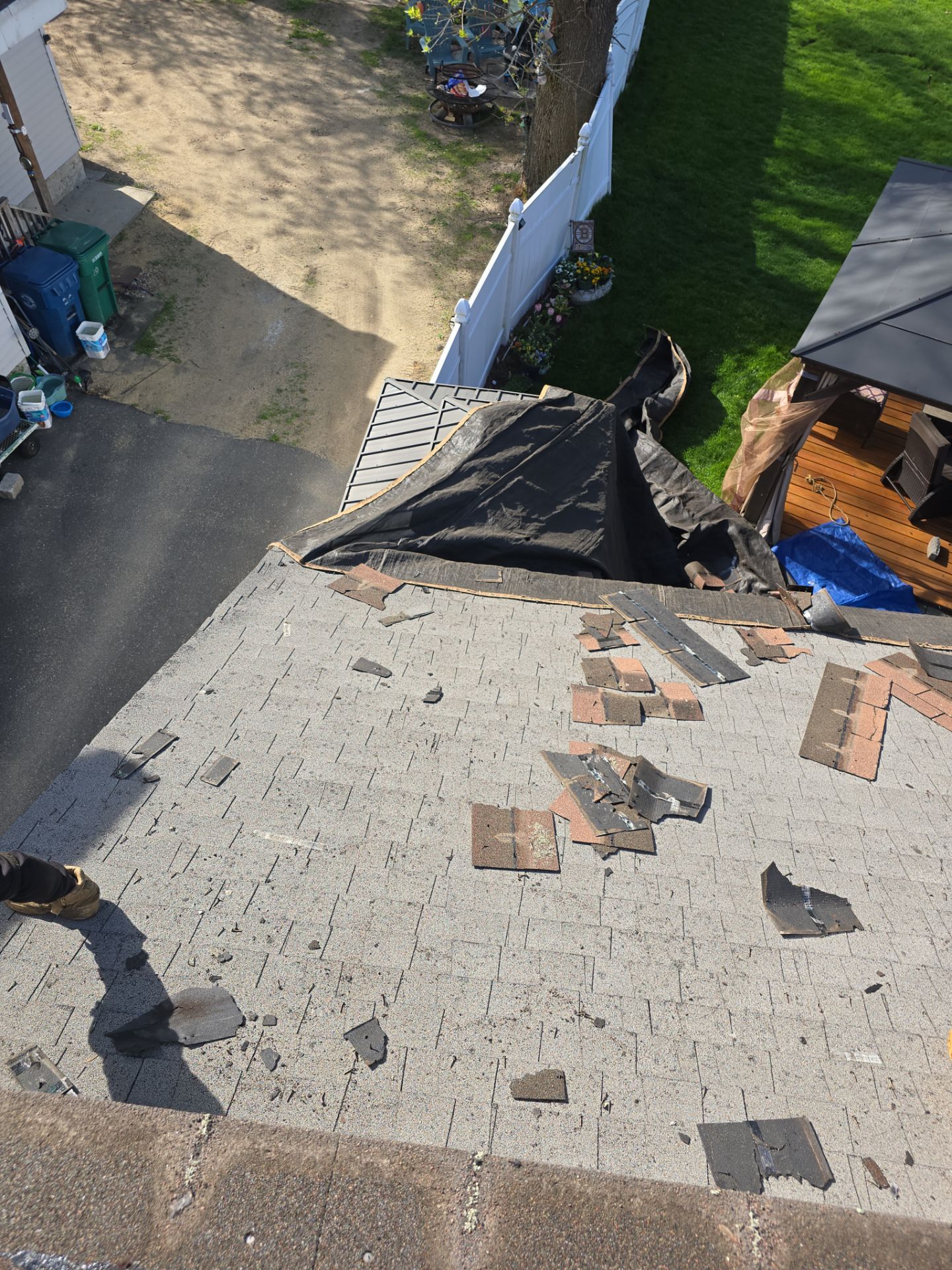 Roof Replacement with Owens Corning TruDefinition Shingles in Midnight Plum by Mighty Dog Roofing of Greater Middlesex County