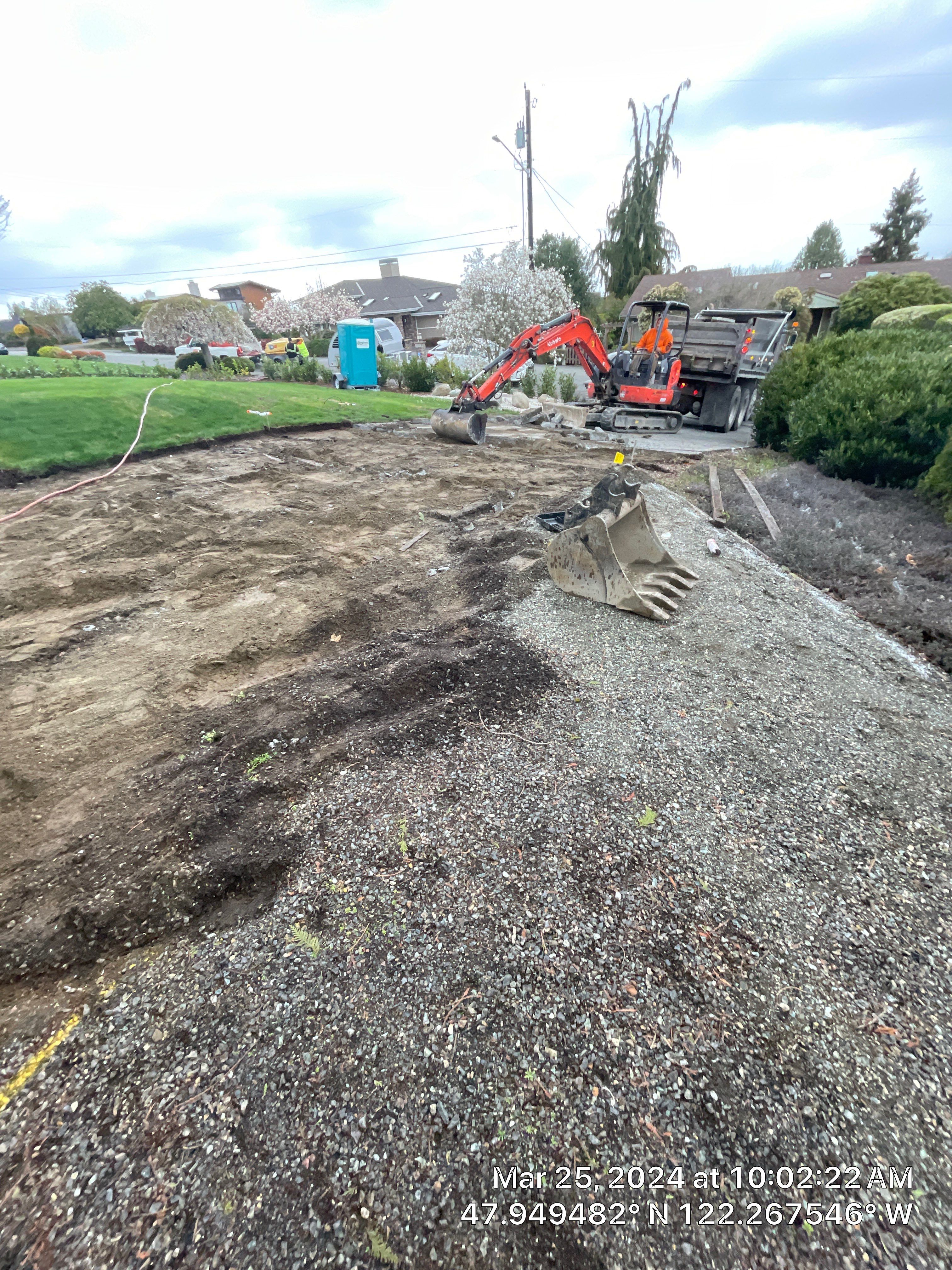 John | Stamped Concrete Driveway Makeover by Jireh Asphalt & Concrete Inc 