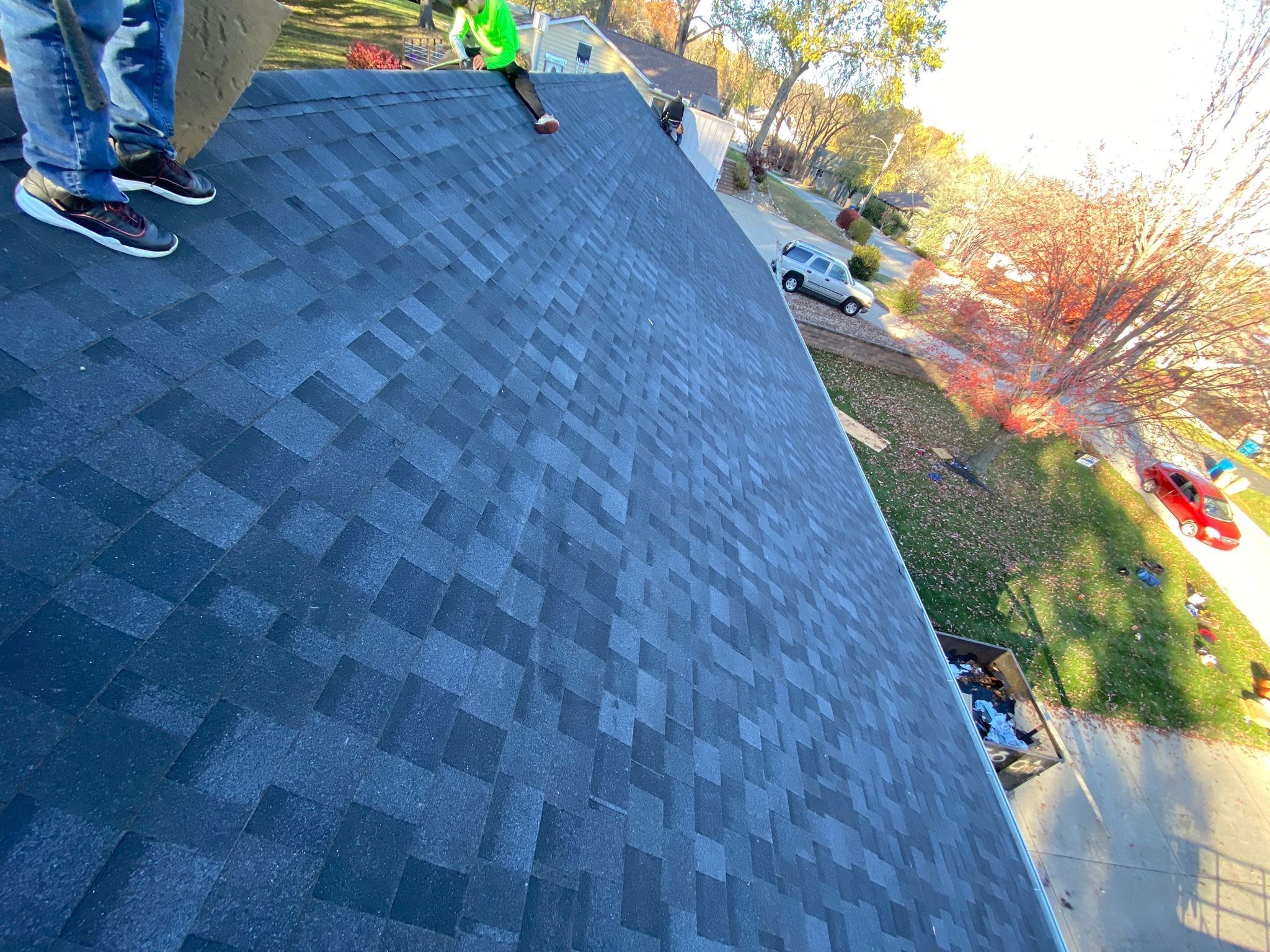 Had a storm and now a new roof! by EEC  Windows, Siding & Roofing 