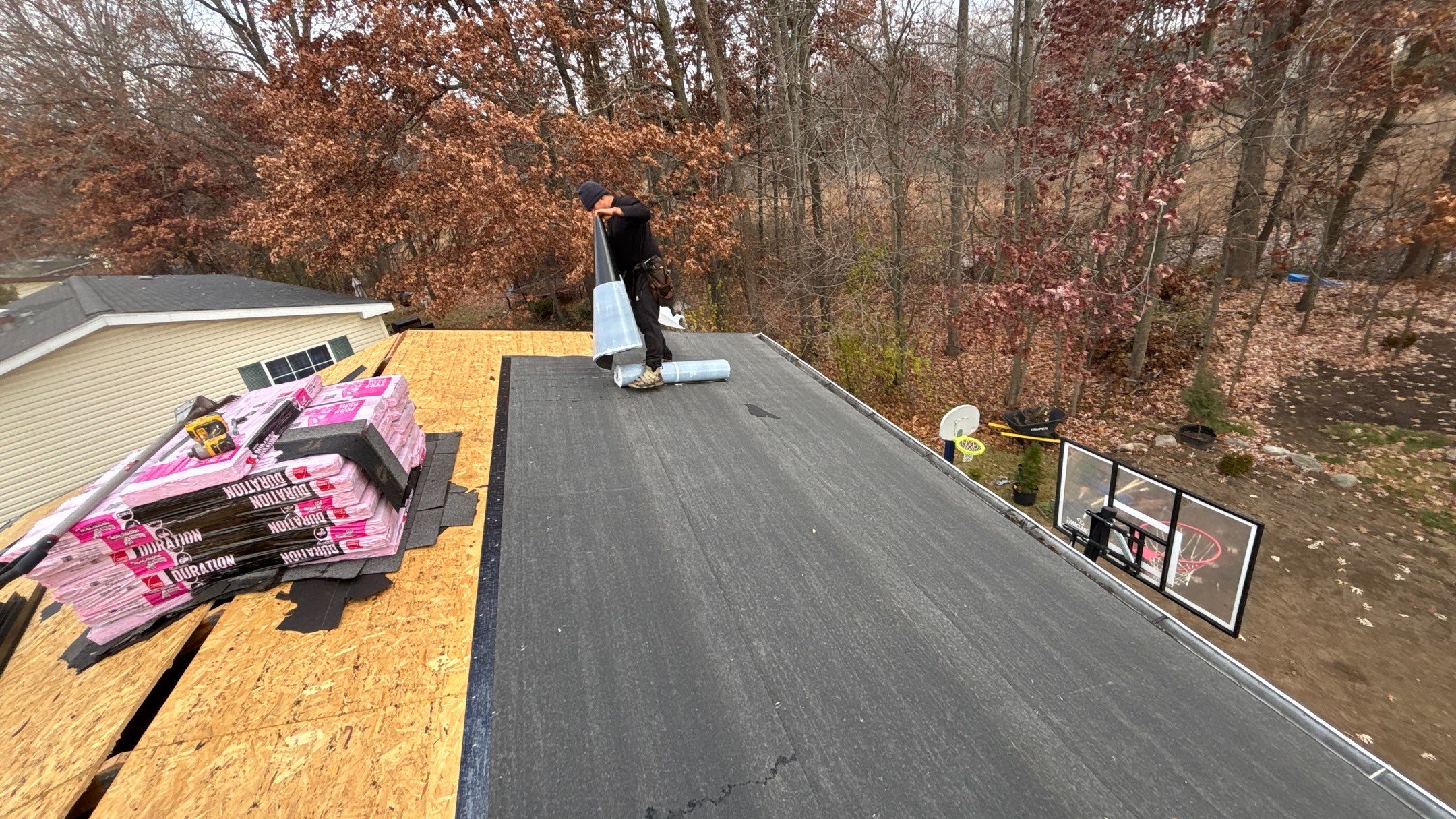 Roof Replacement using Owens Corning Estate Gray by 180 Contractors