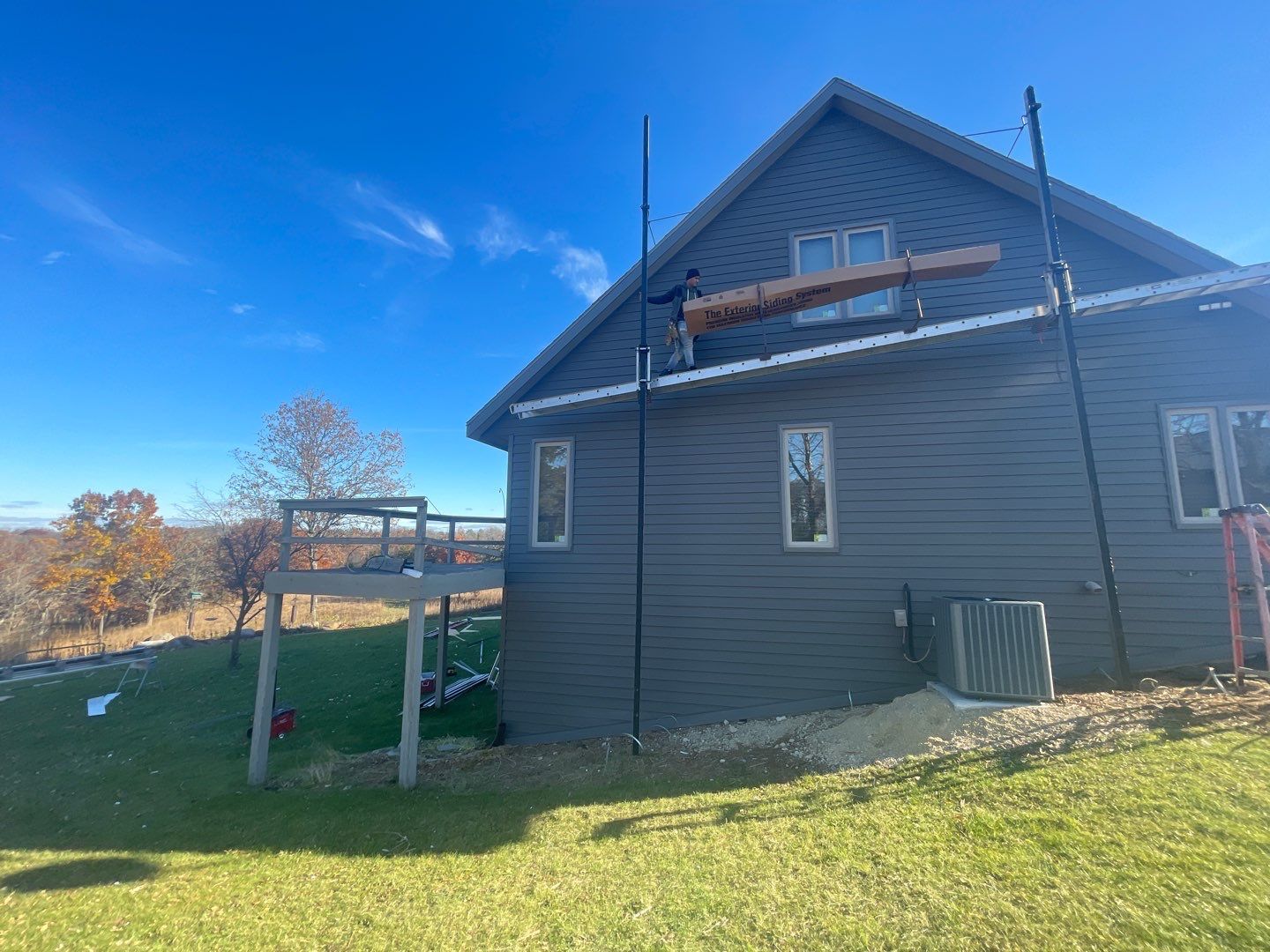 Siding Installation using Norandex Polar Wall Plus Siding, Window Wraps by Total Exteriors