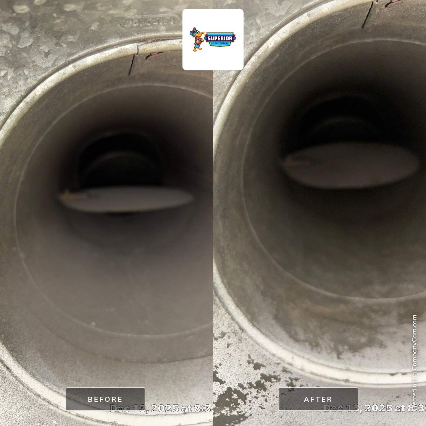 Air Duct Cleaning With a Vacuum Truck in Ellwood City, PA by Superior Air Duct Cleaning