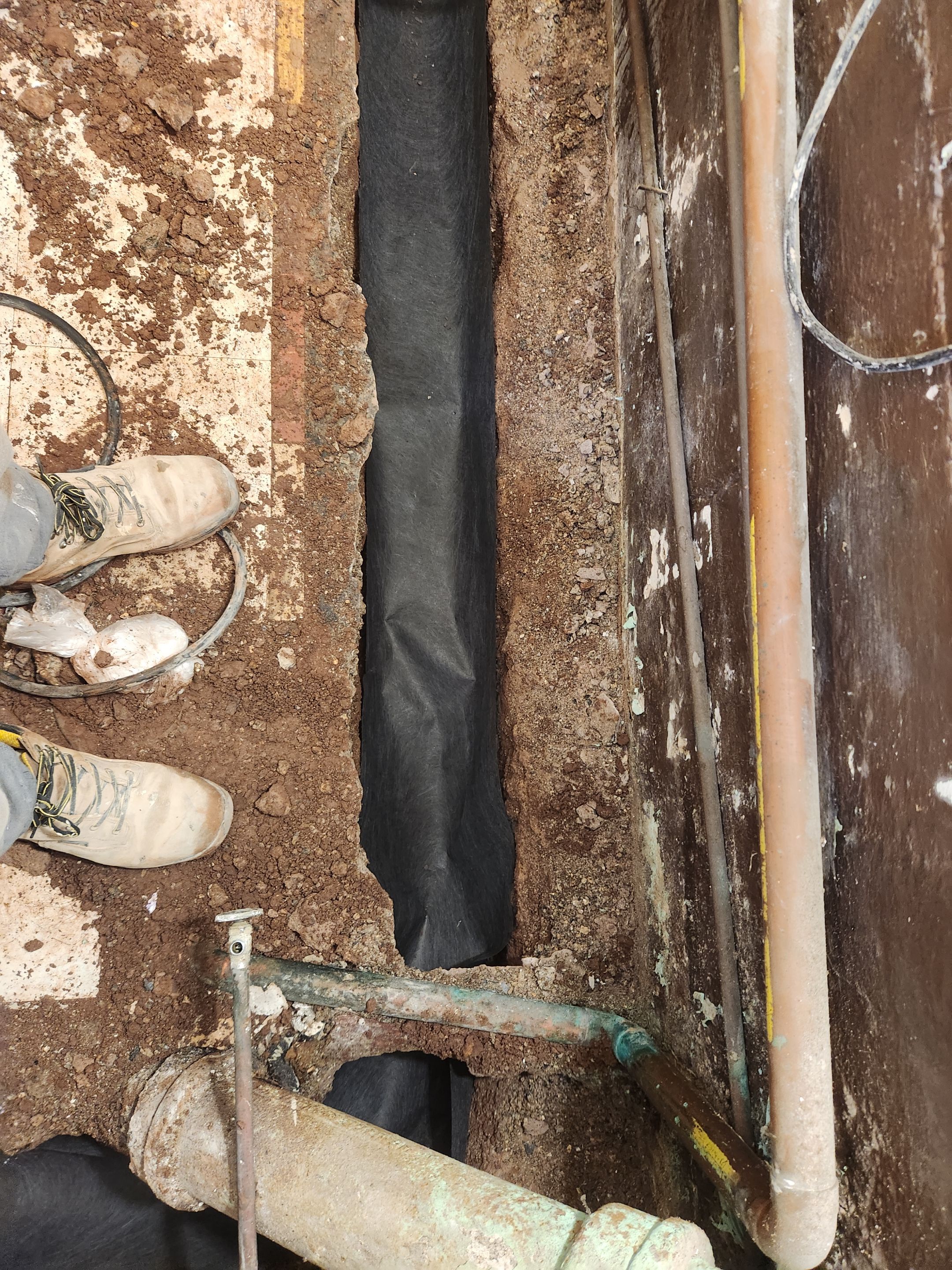 Interior French Drain West Orange NJ by Pure Service Pro, LLC 