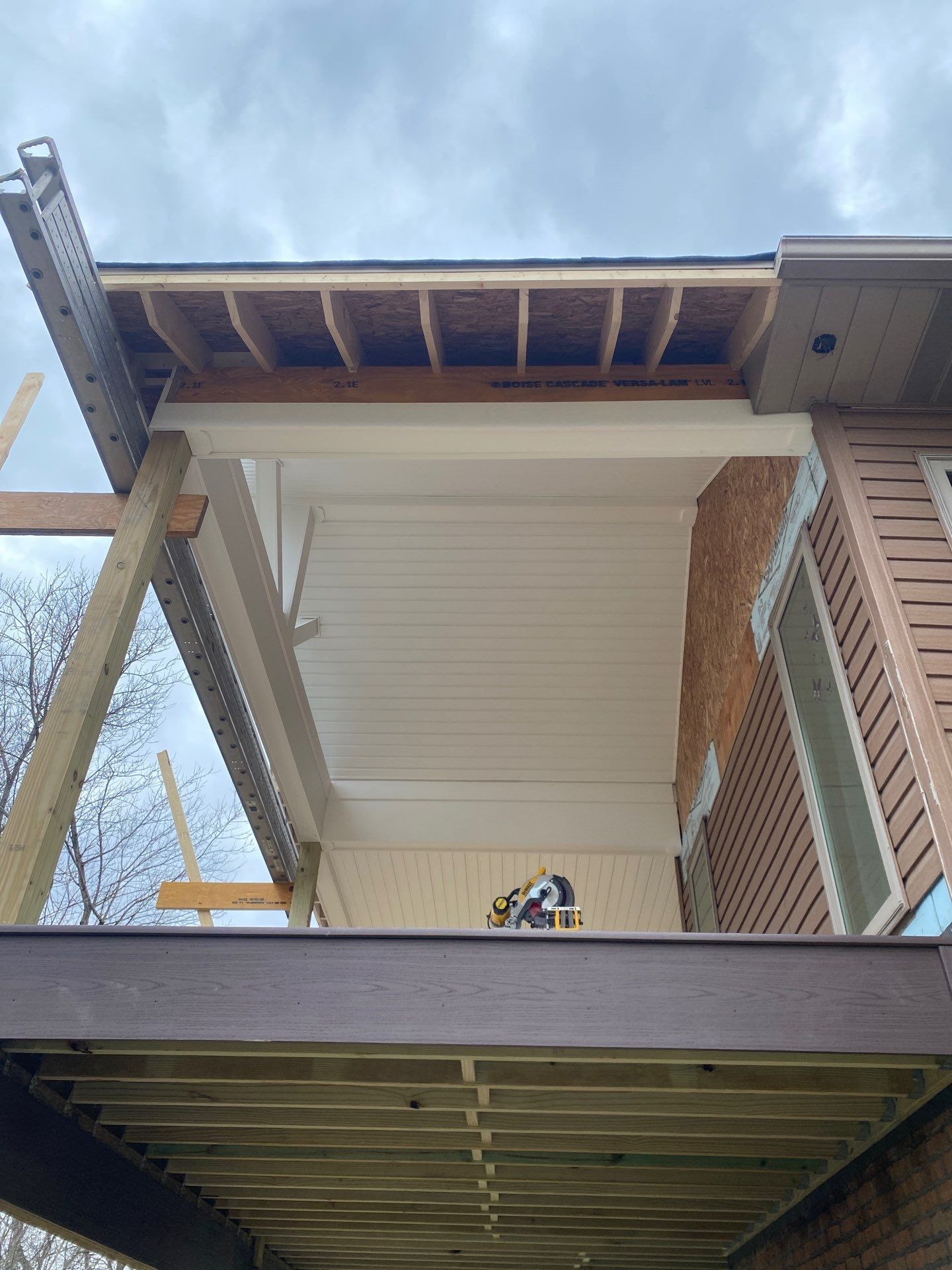 Deck and Roof Build by Cousins Roofing Siding & Decks
