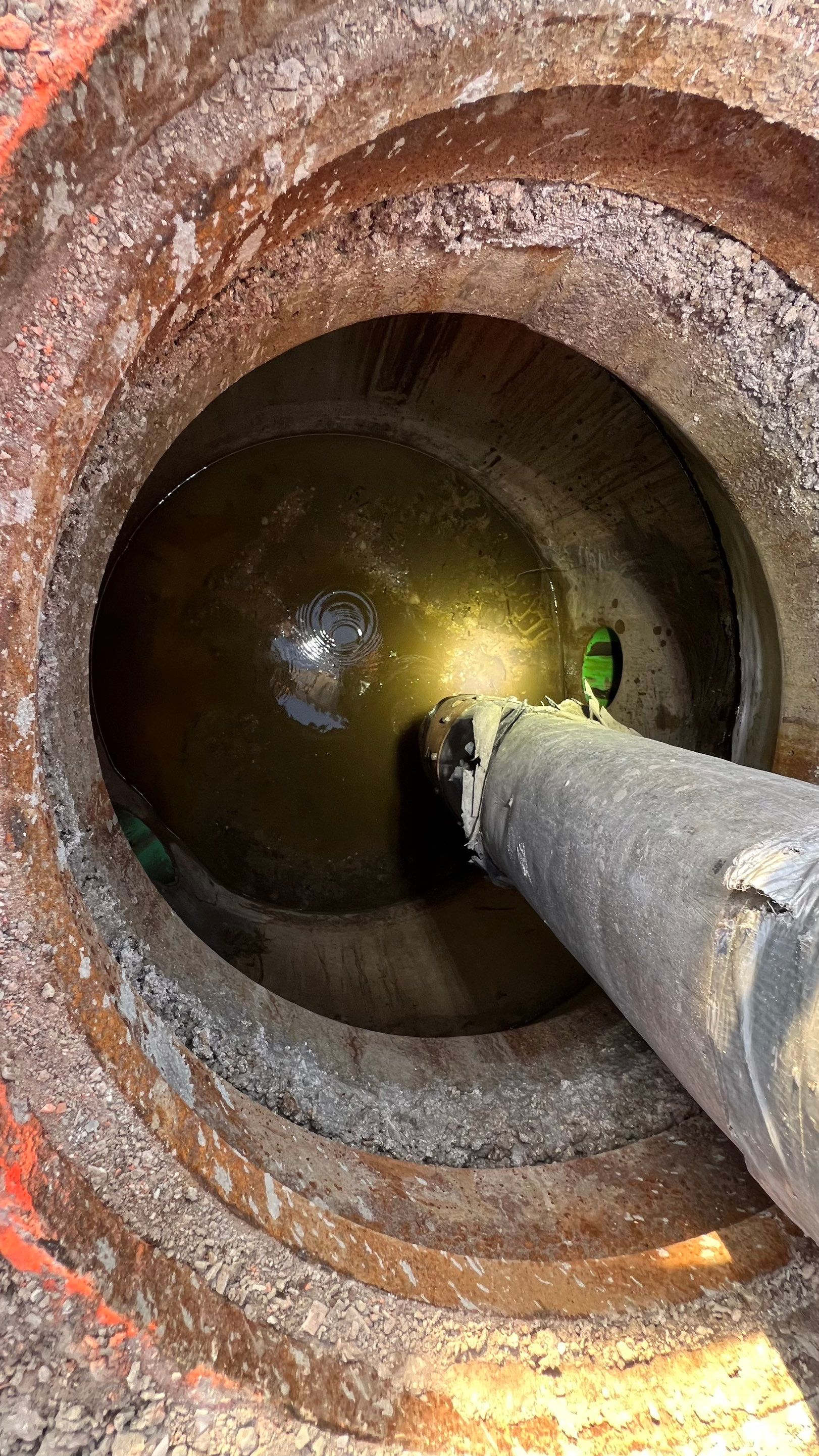 New Community Construction Sewer System Cleaning by APS Power & Water