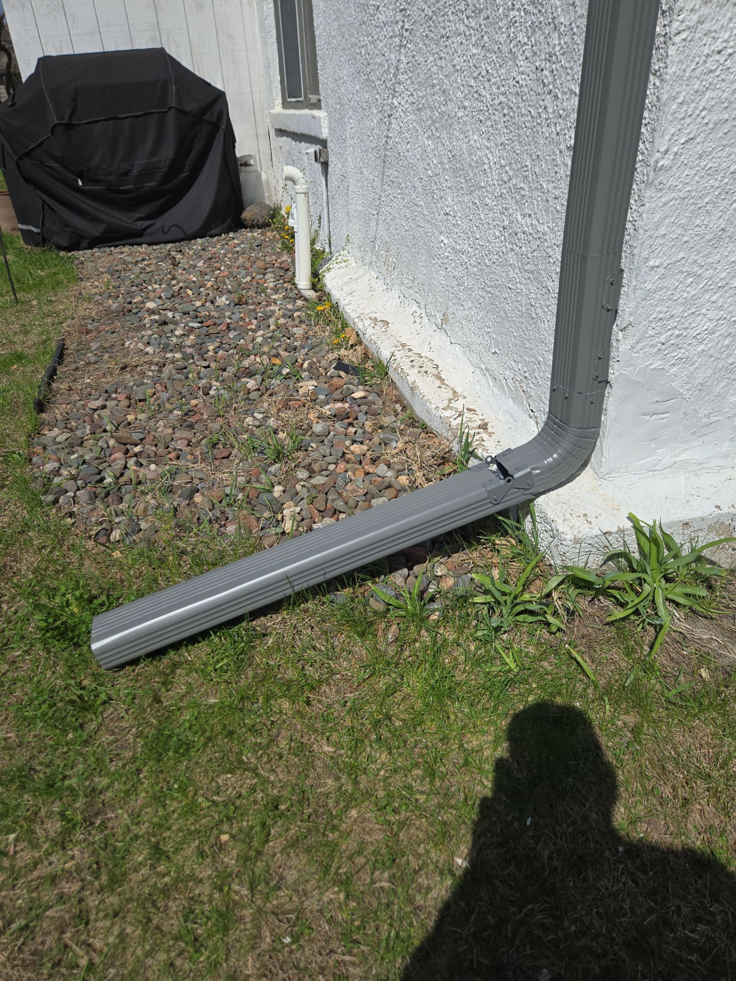 Seamless Gutter Installation in St. Cloud MN | 5” Charcoal Gray Gutters & Gutter Guards by Next Level Seamless Gutters / Exteriors Inc.