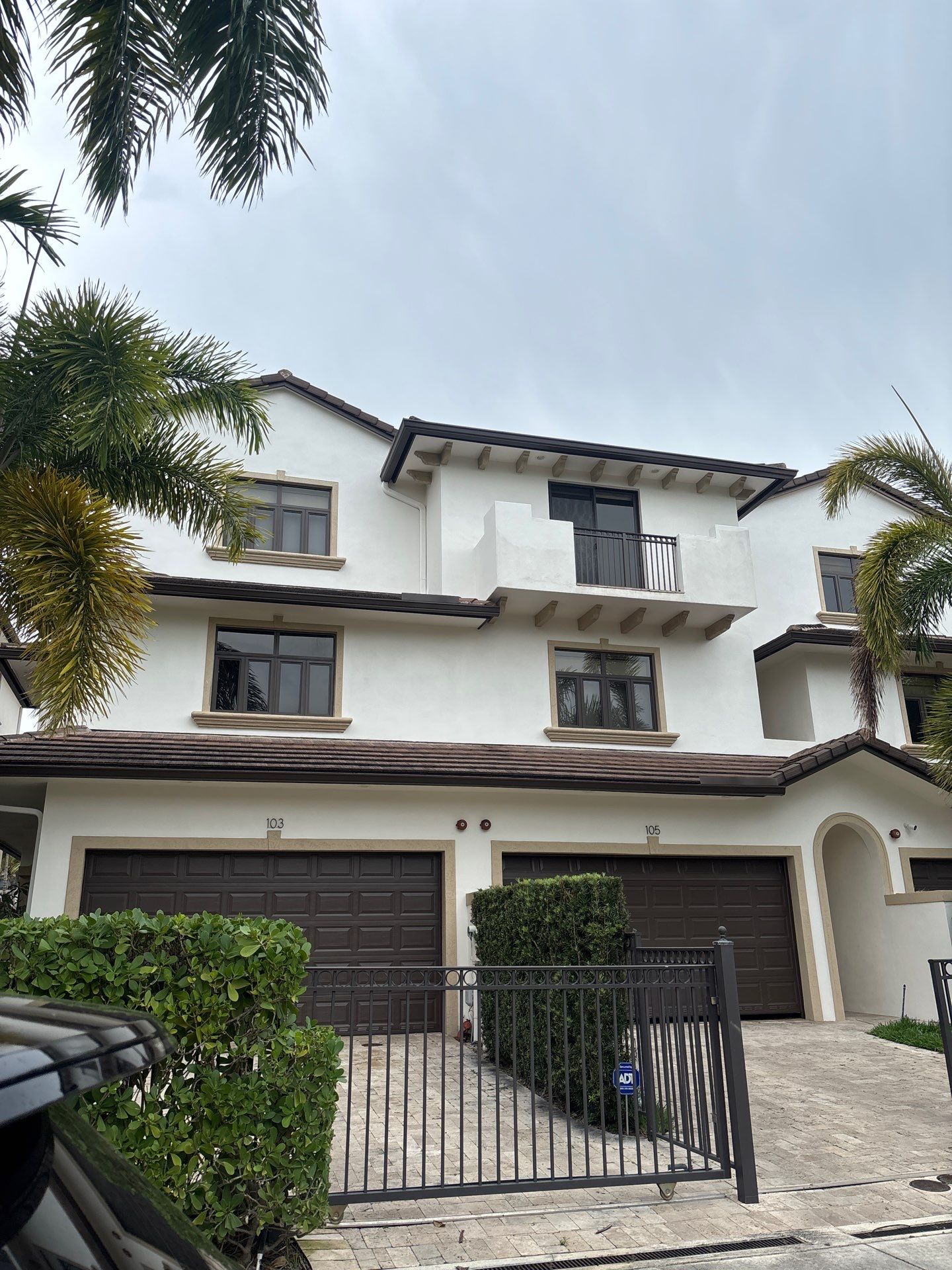 Large Scale Commercial Exterior Isle of Venice Drive, Fort Lauderdale by John “The Greek” Painting