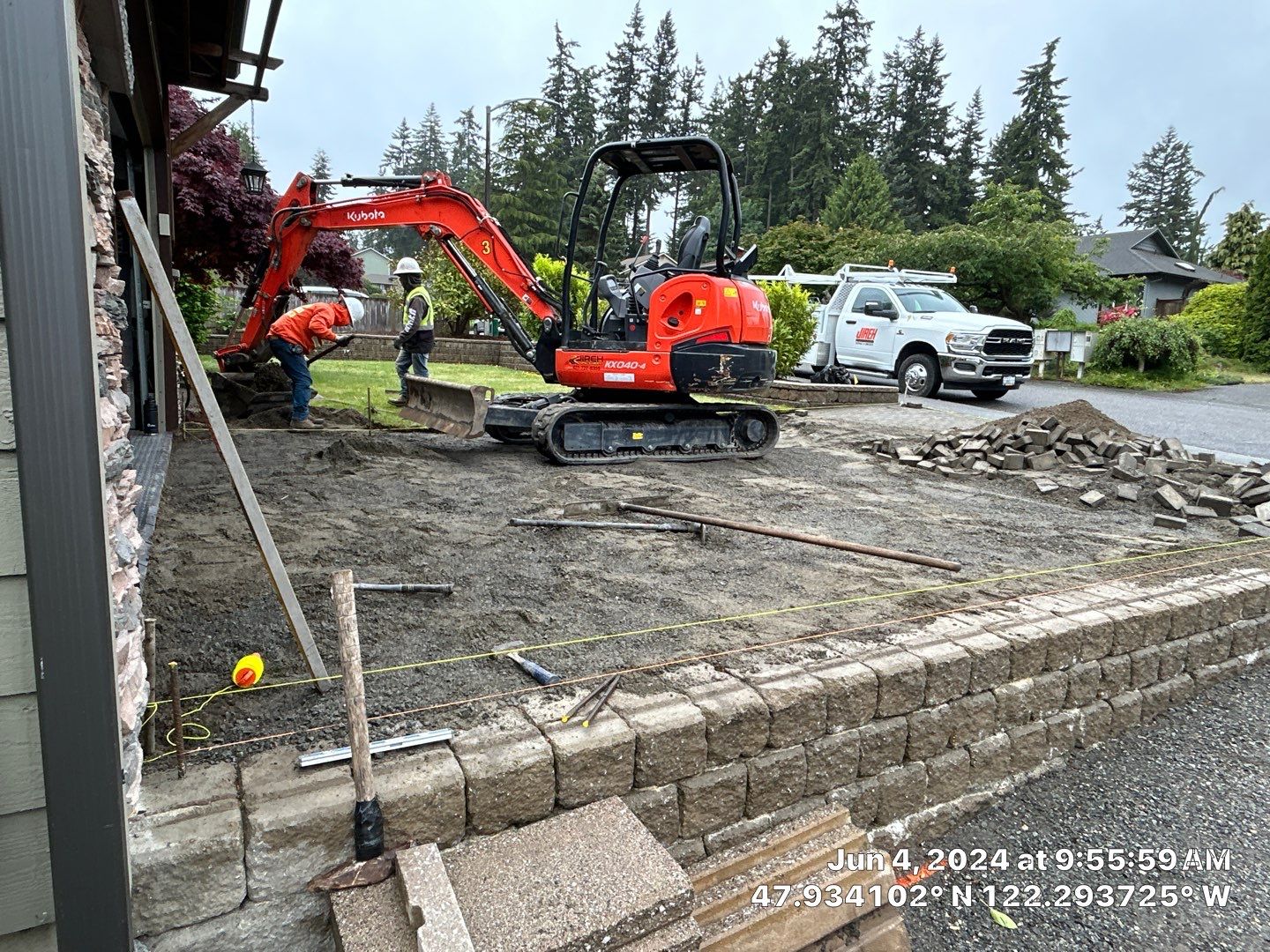 James | Concrete Driveway, Walkway & Stairs/Porch and & Planting by Jireh Asphalt & Concrete Inc 