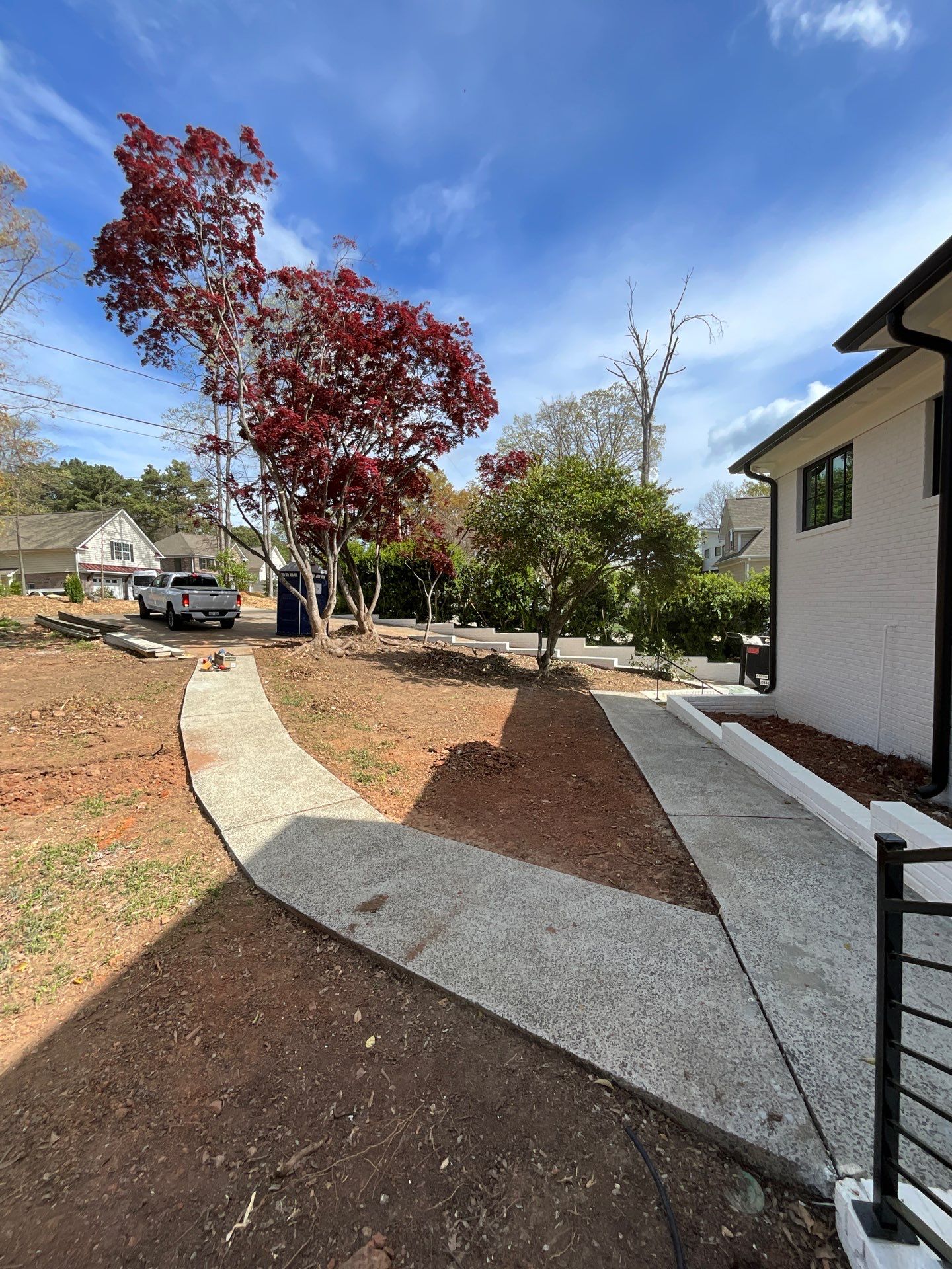 Hardscape Installation using Irrigation by Carolina-Metro Landscape, Inc